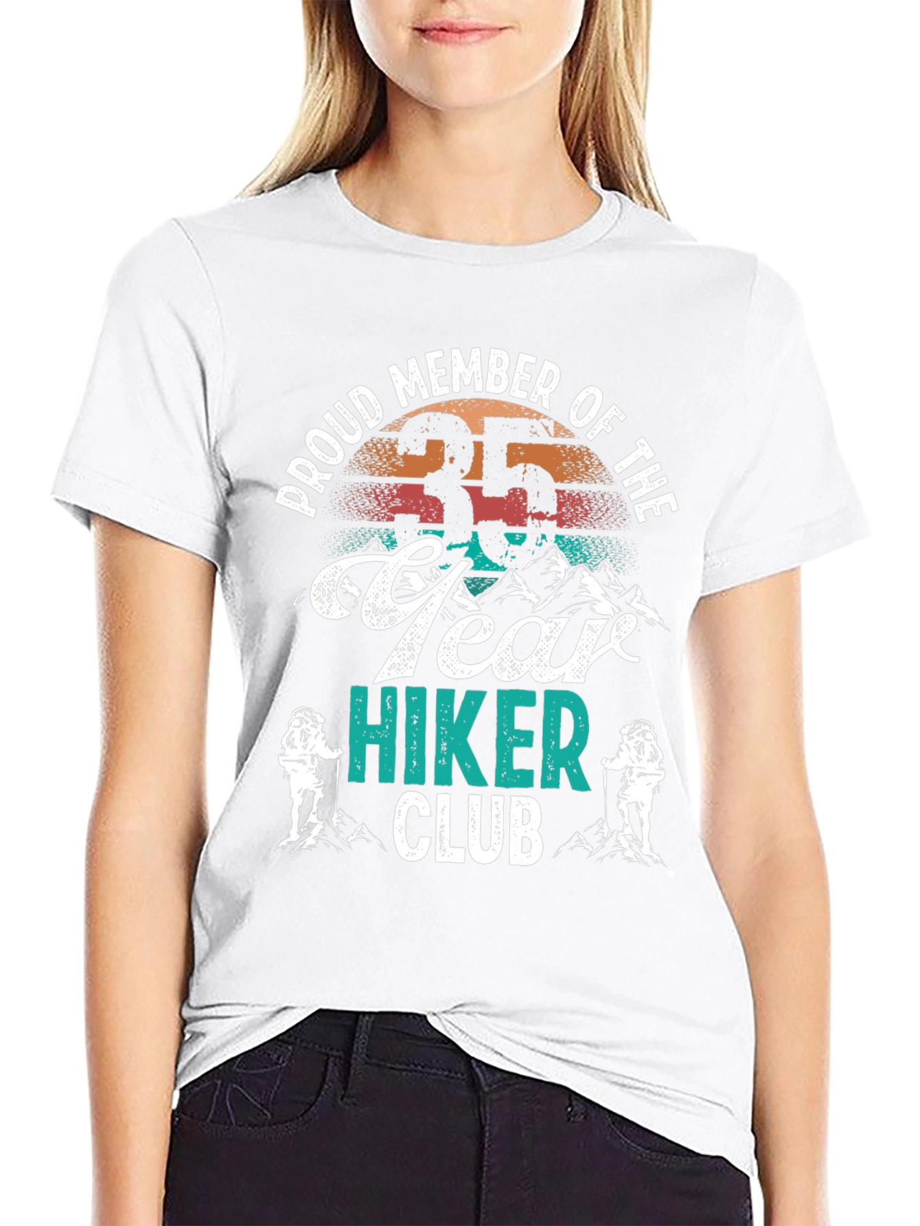 Proud 35 Year Hiker Club T-Shirt