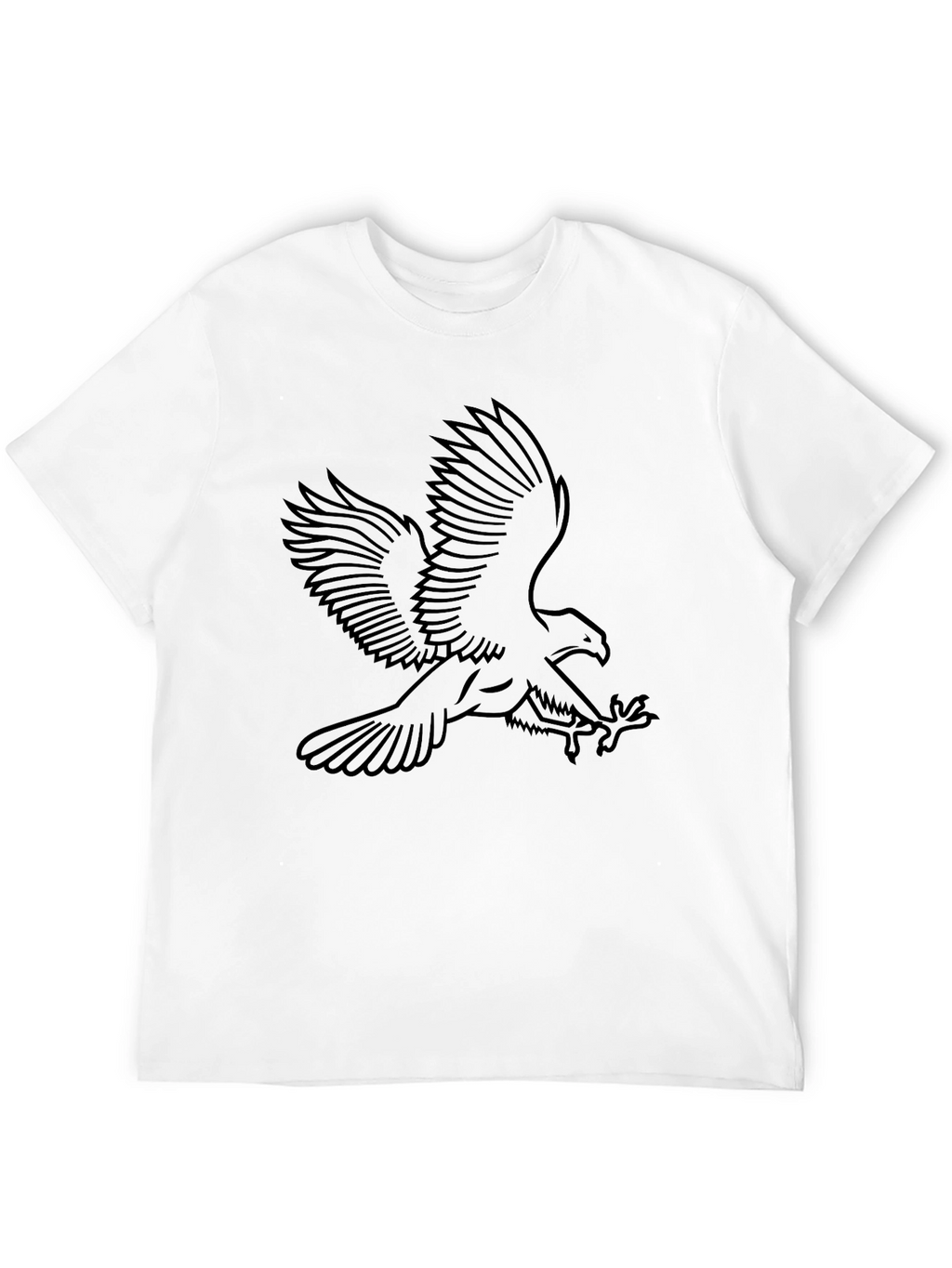 Black Eagle Outline Graphic Tee