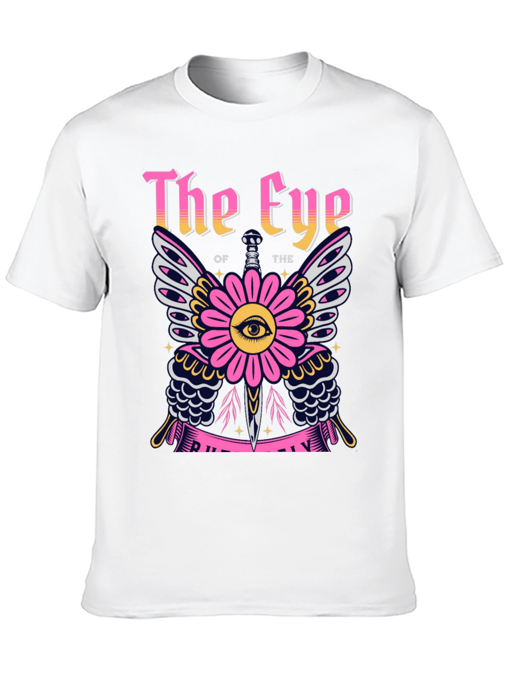 The Eye Graphic Print Black T-Shirt