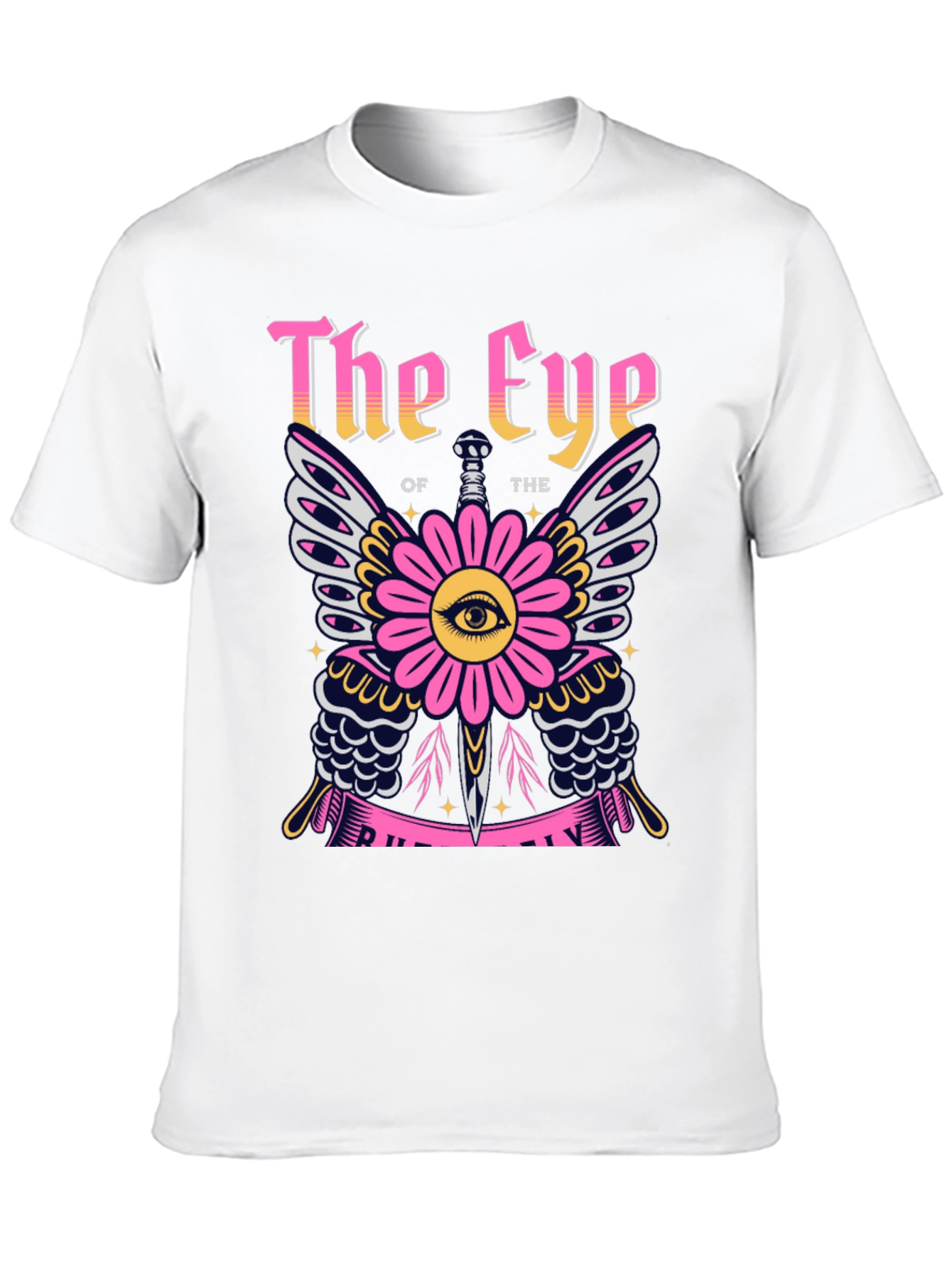 The Eye Graphic Print Black T-Shirt