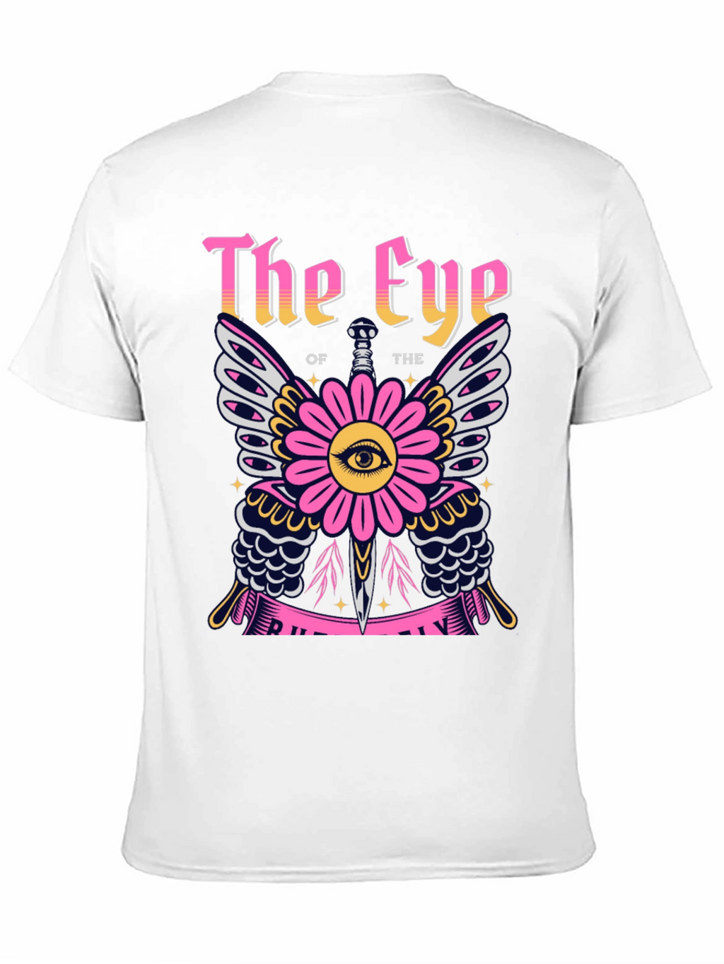 The Eye Graphic Print Black T-Shirt