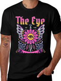 The Eye Graphic Print Black T-Shirt