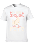 Crazy Cat Lady Graphic Tee Shirt