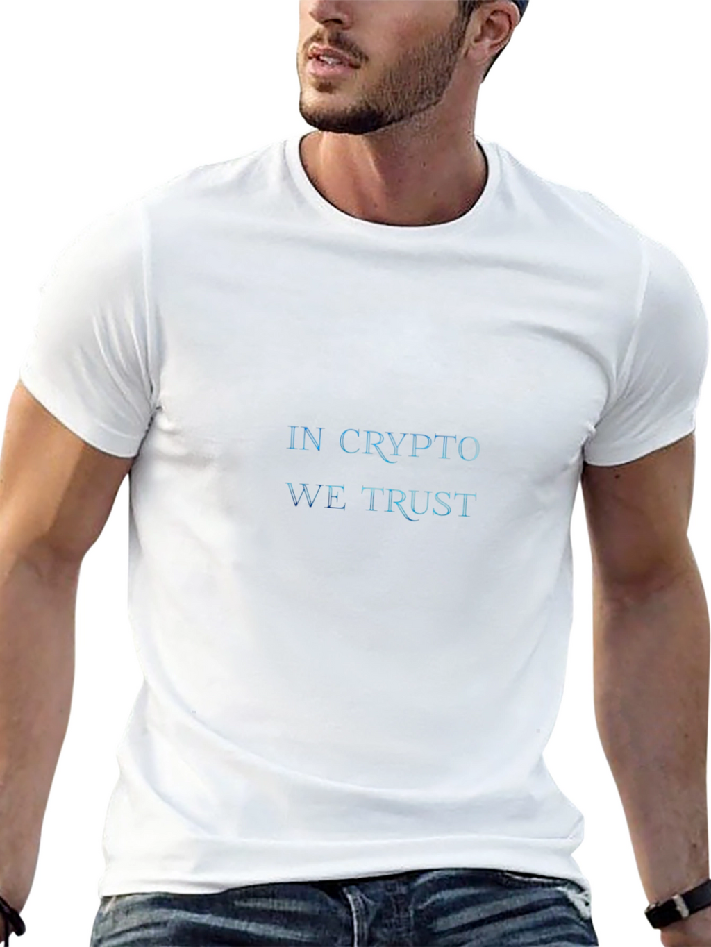In Crypto We Trust Black T-Shirt