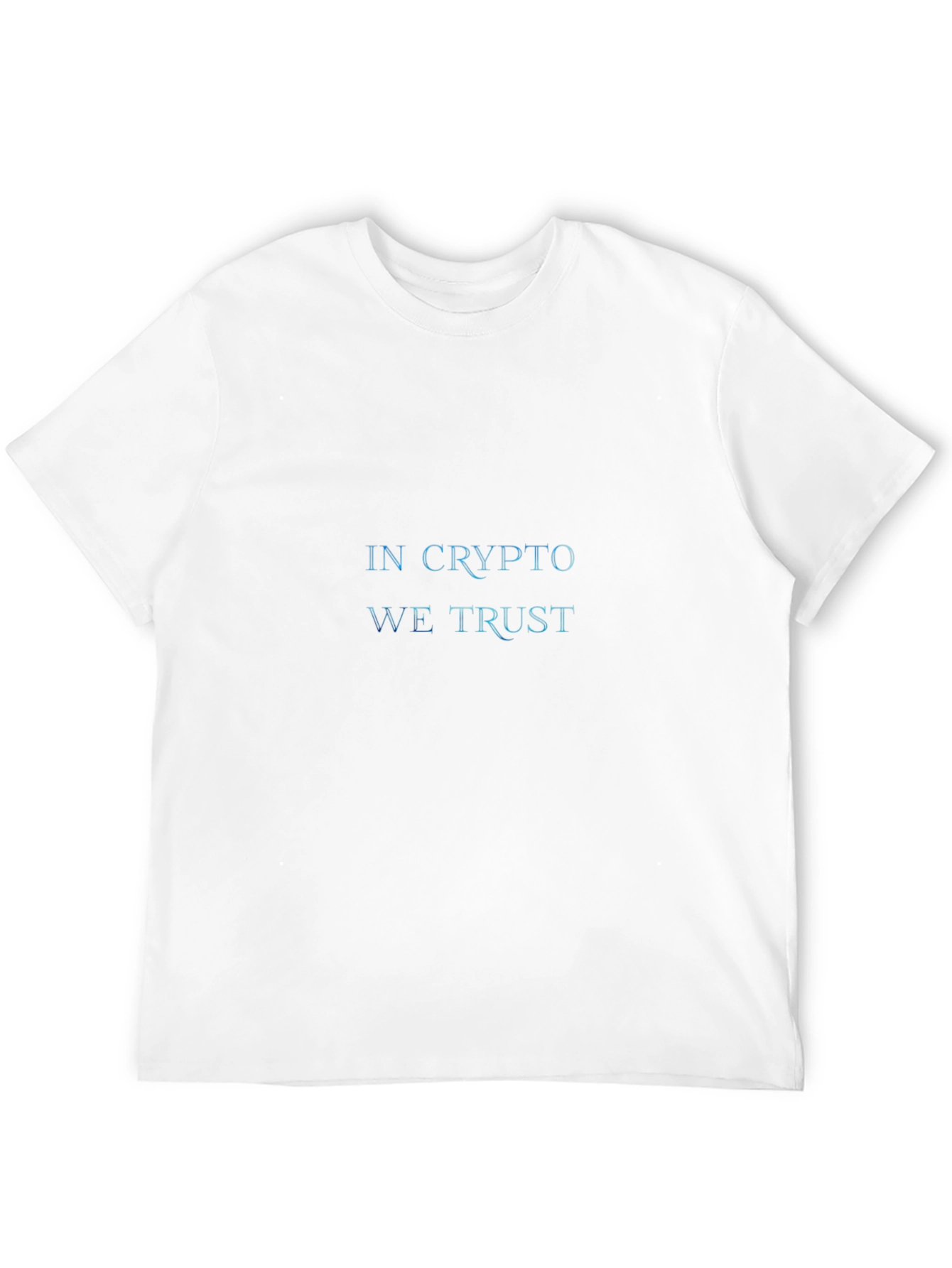 In Crypto We Trust Black T-Shirt