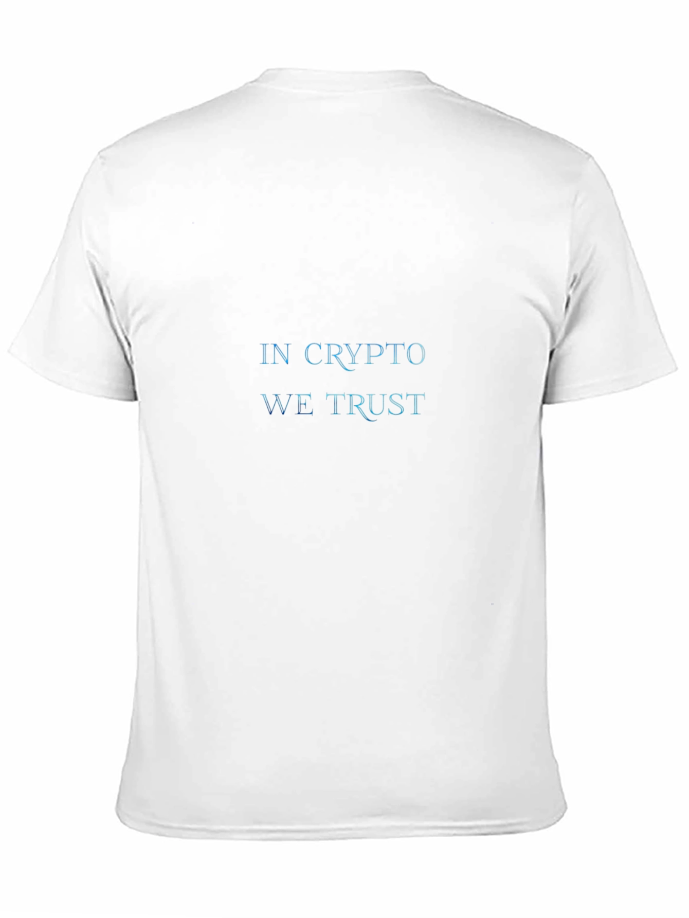 In Crypto We Trust Black T-Shirt
