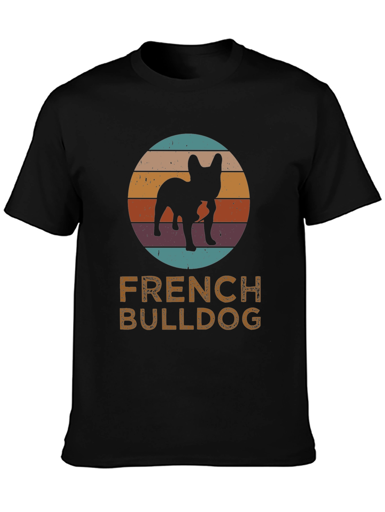 Retro French Bulldog T-Shirt - Vintage Style Dog Tee