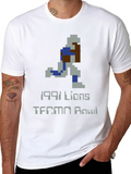 Retro 1991 Lions Tecmo Bowl T-Shirt