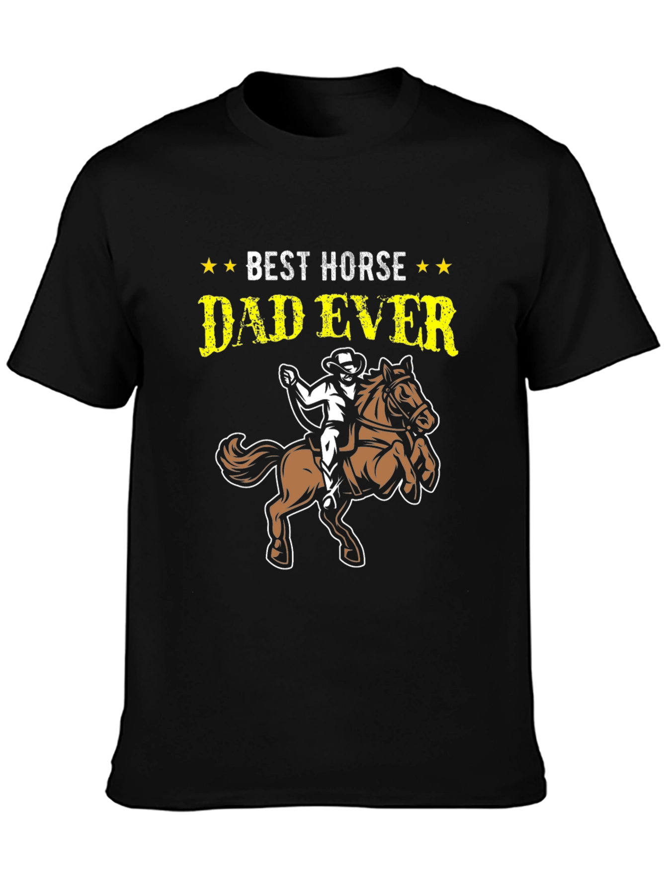 Best Horse Dad Ever T-Shirt: Equestrian Fathers Day Gift