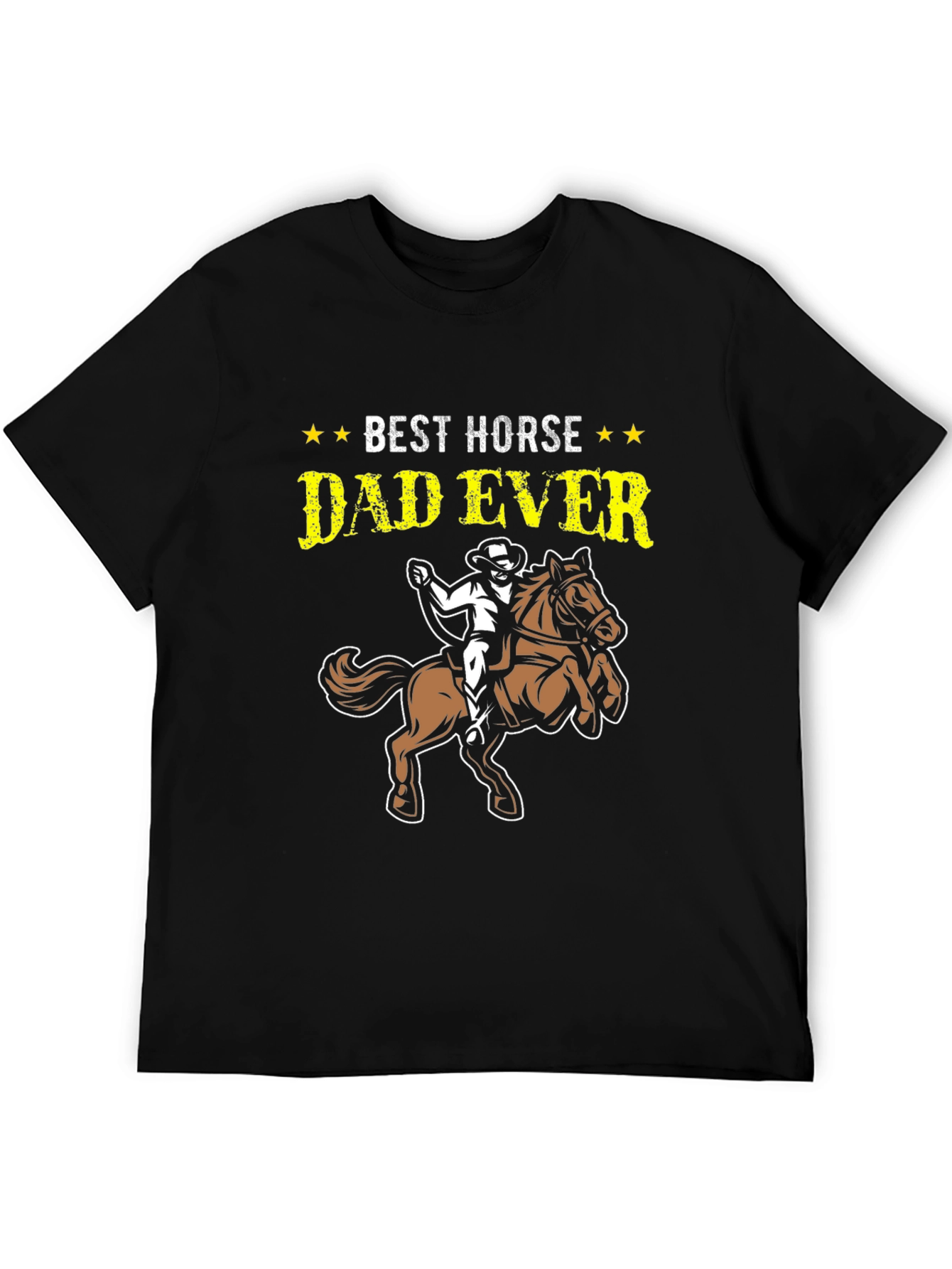 Best Horse Dad Ever T-Shirt: Equestrian Fathers Day Gift