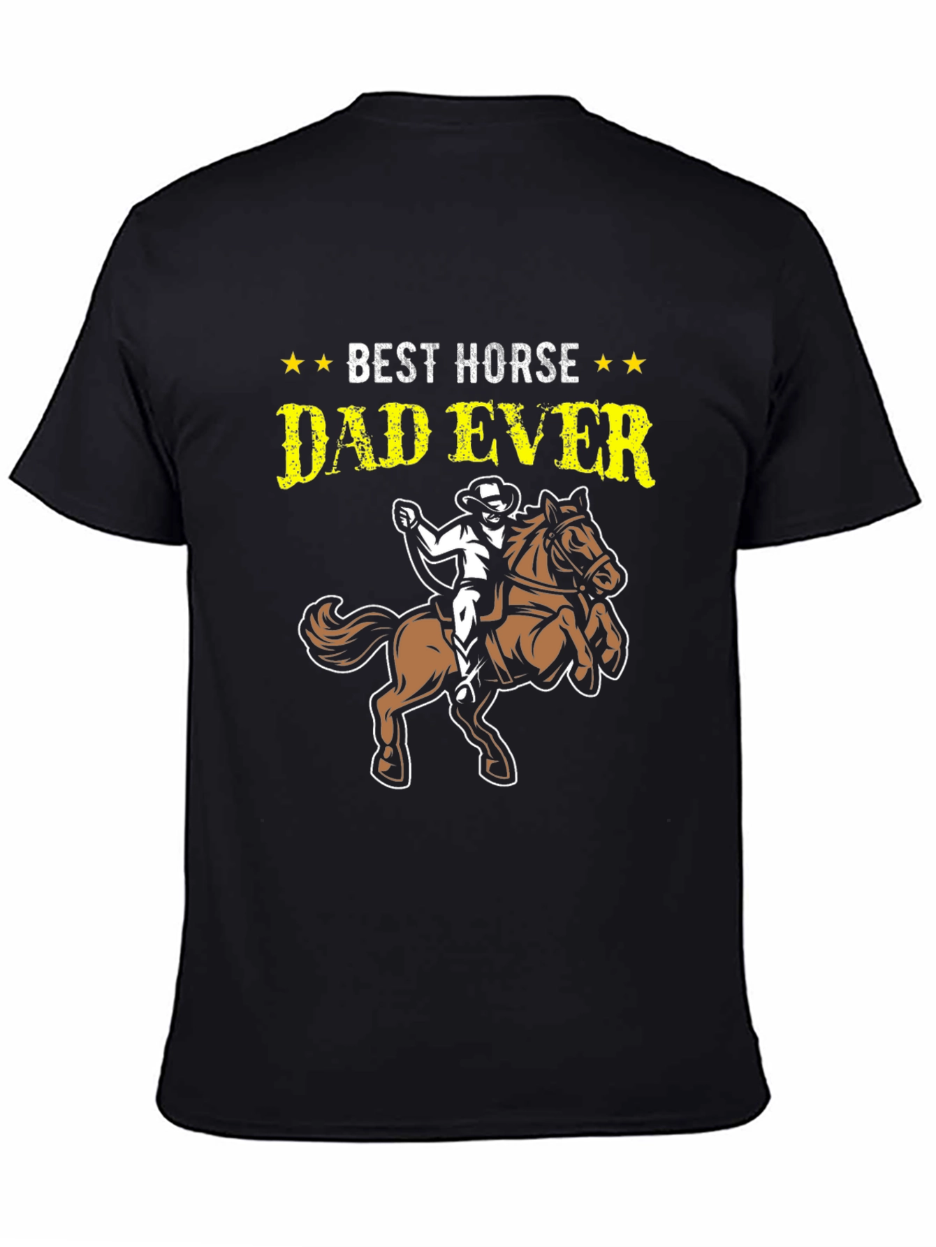 Best Horse Dad Ever T-Shirt: Equestrian Fathers Day Gift