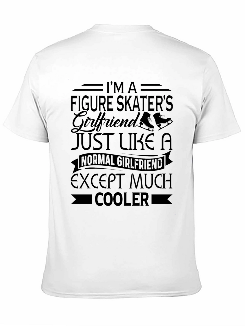 Figure Skaters Girlfriend Black T-Shirt