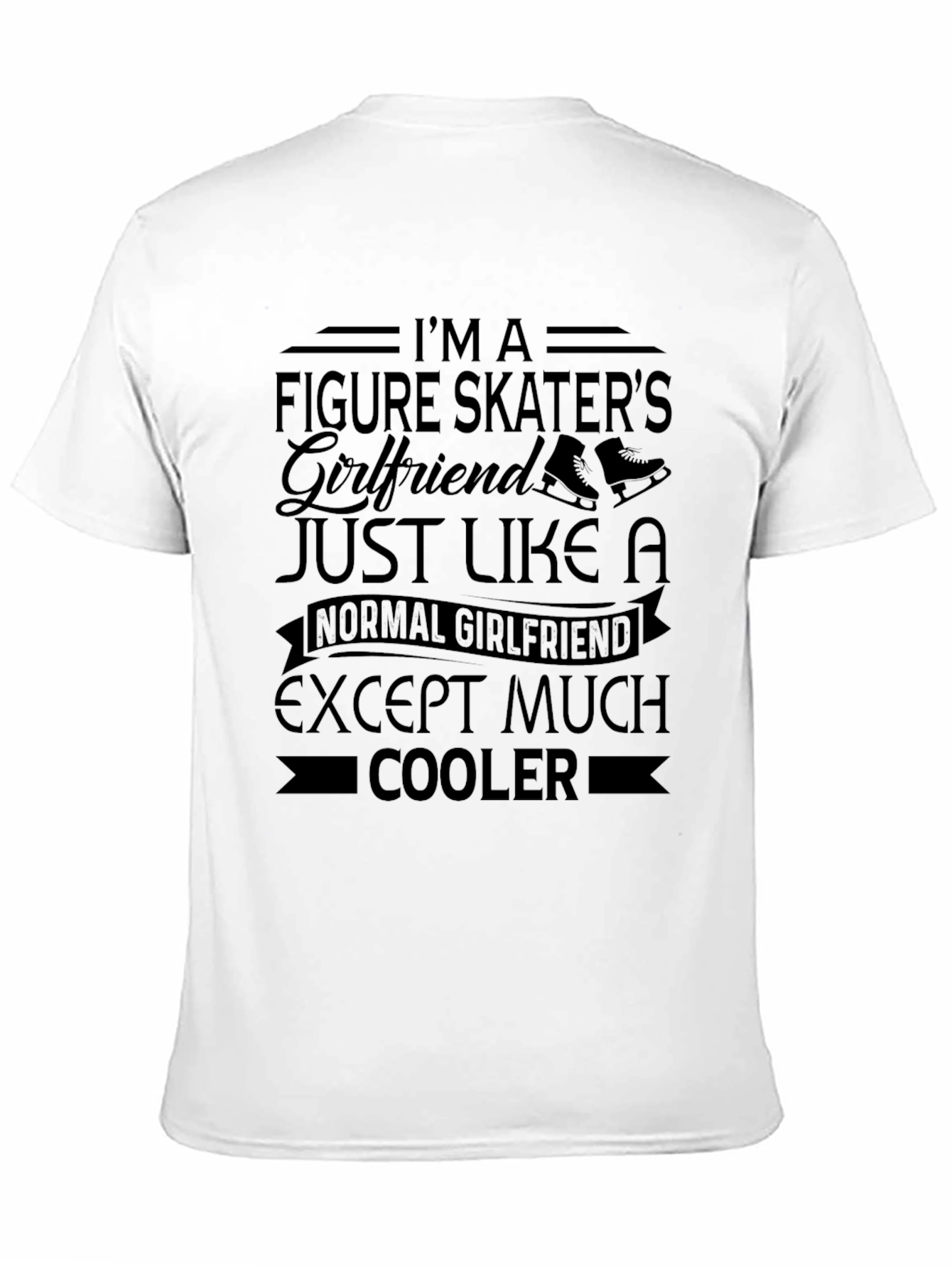 Figure Skaters Girlfriend Black T-Shirt