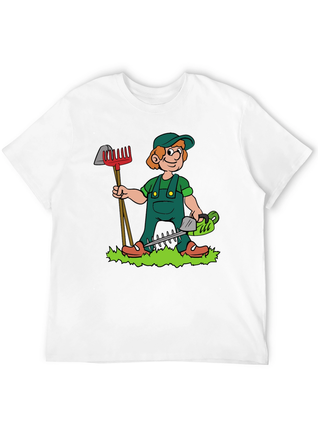 Gardener Cartoon T-Shirt