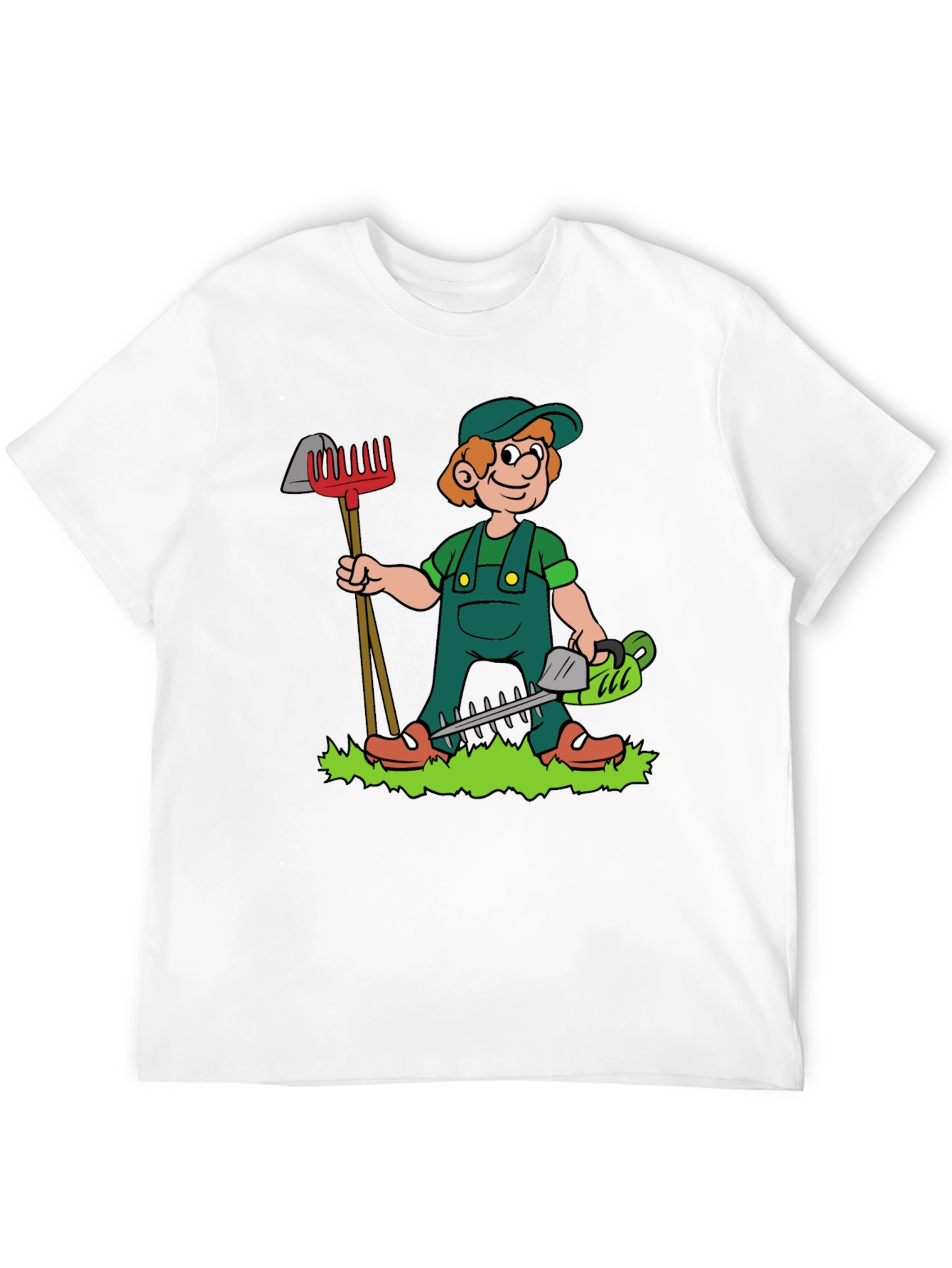 Gardener Cartoon T-Shirt