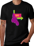 Summer This Way Graphic Tee - Black