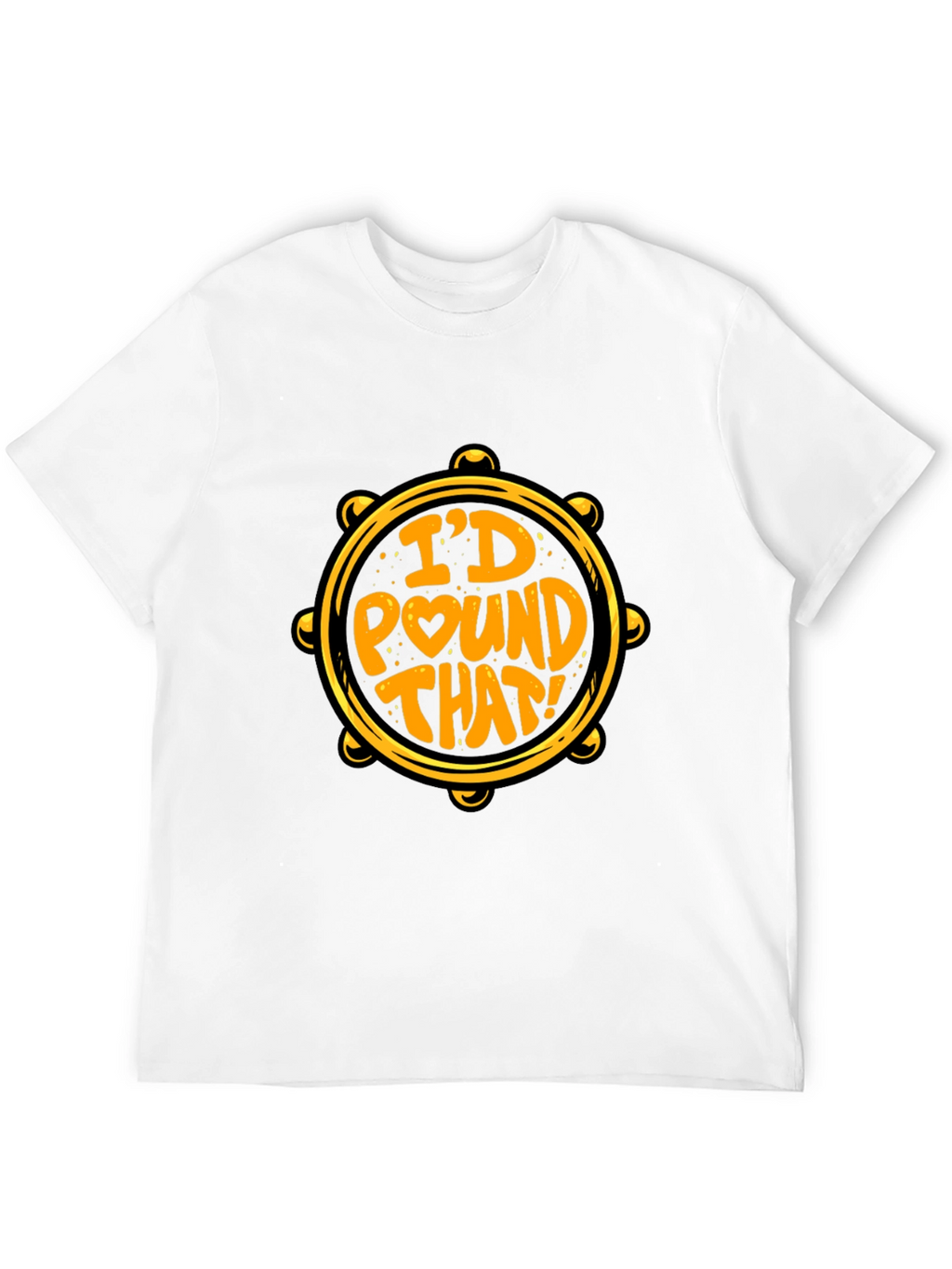 Id Pound That Black T-Shirt