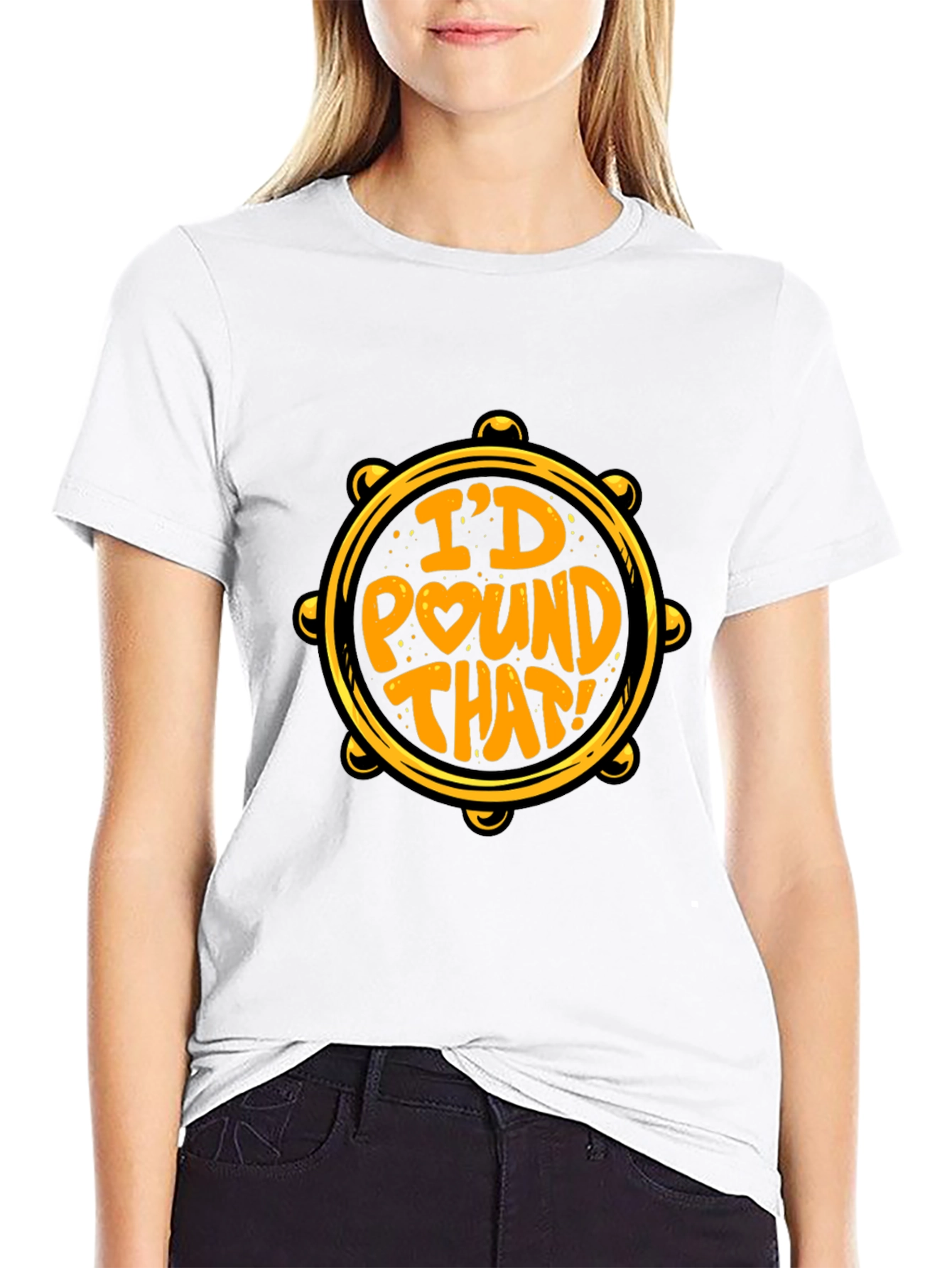 Id Pound That Black T-Shirt