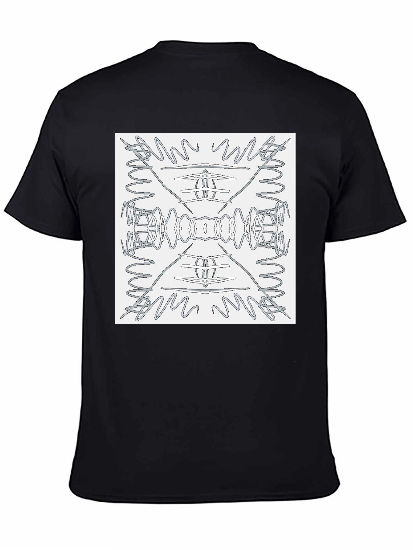 Abstract Pattern Graphic Tee - Modern Art Shirt