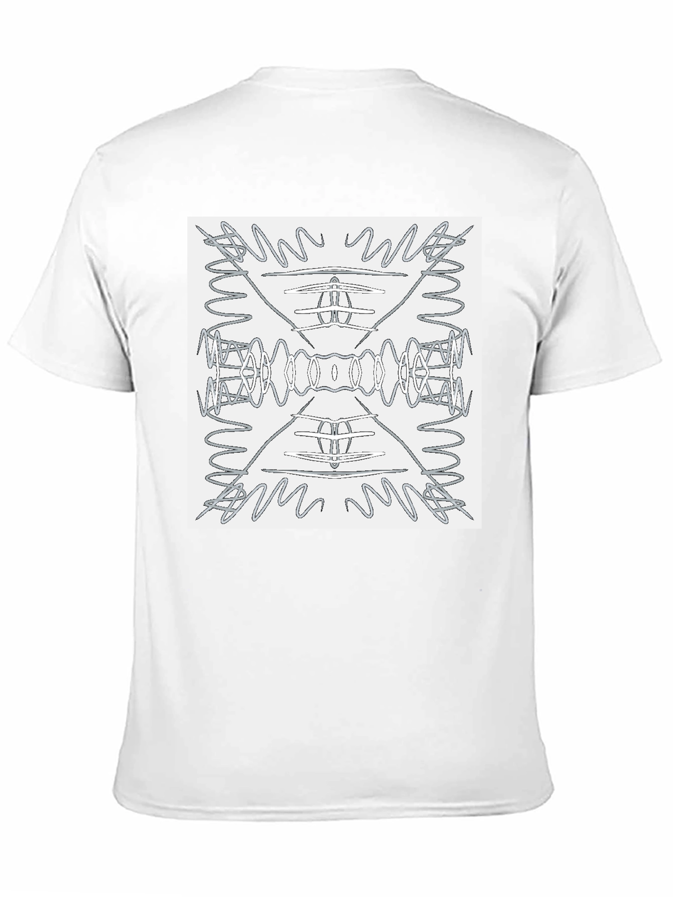 Abstract Pattern Graphic Tee - Modern Art Shirt