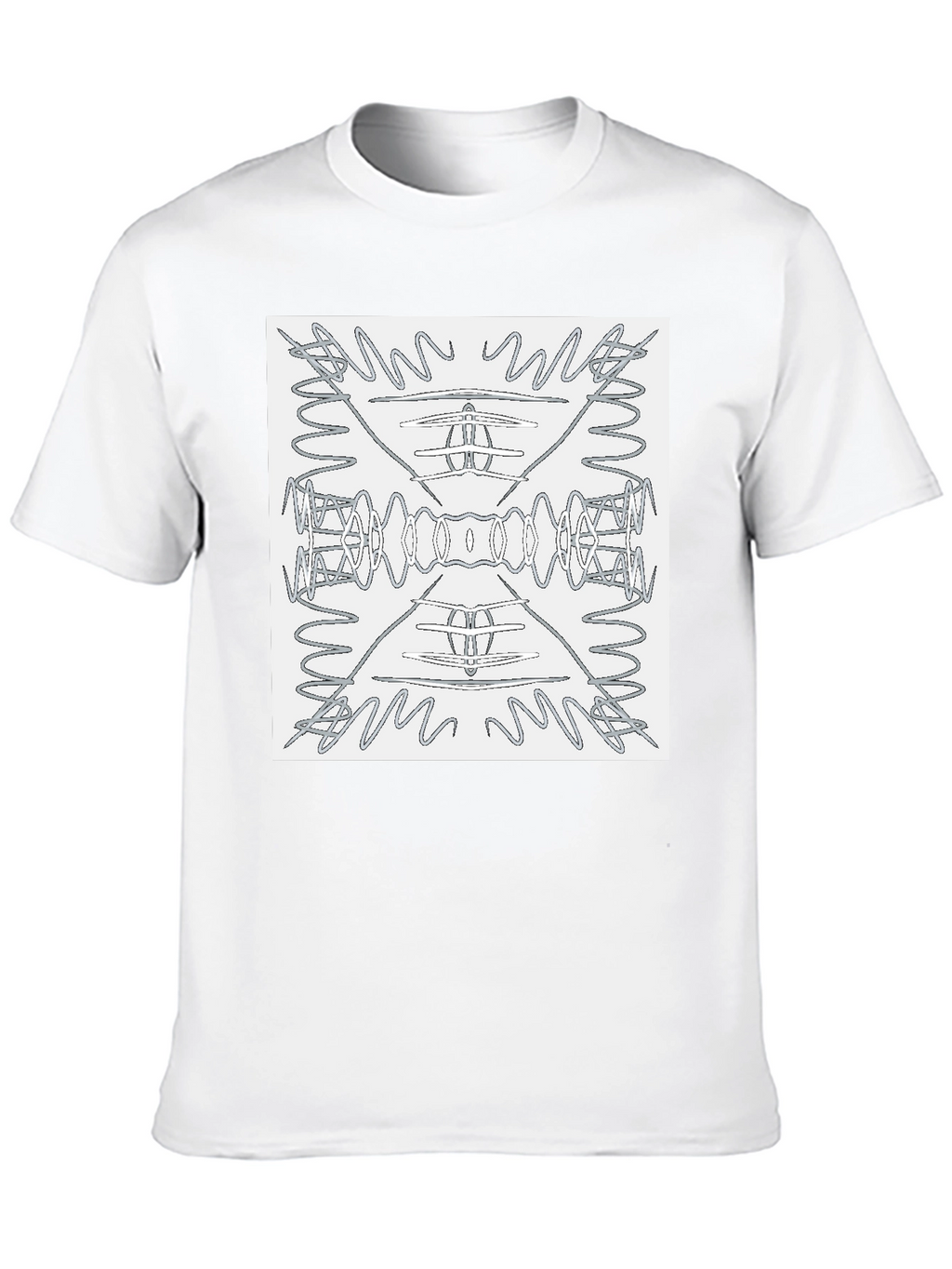 Abstract Pattern Graphic Tee - Modern Art Shirt