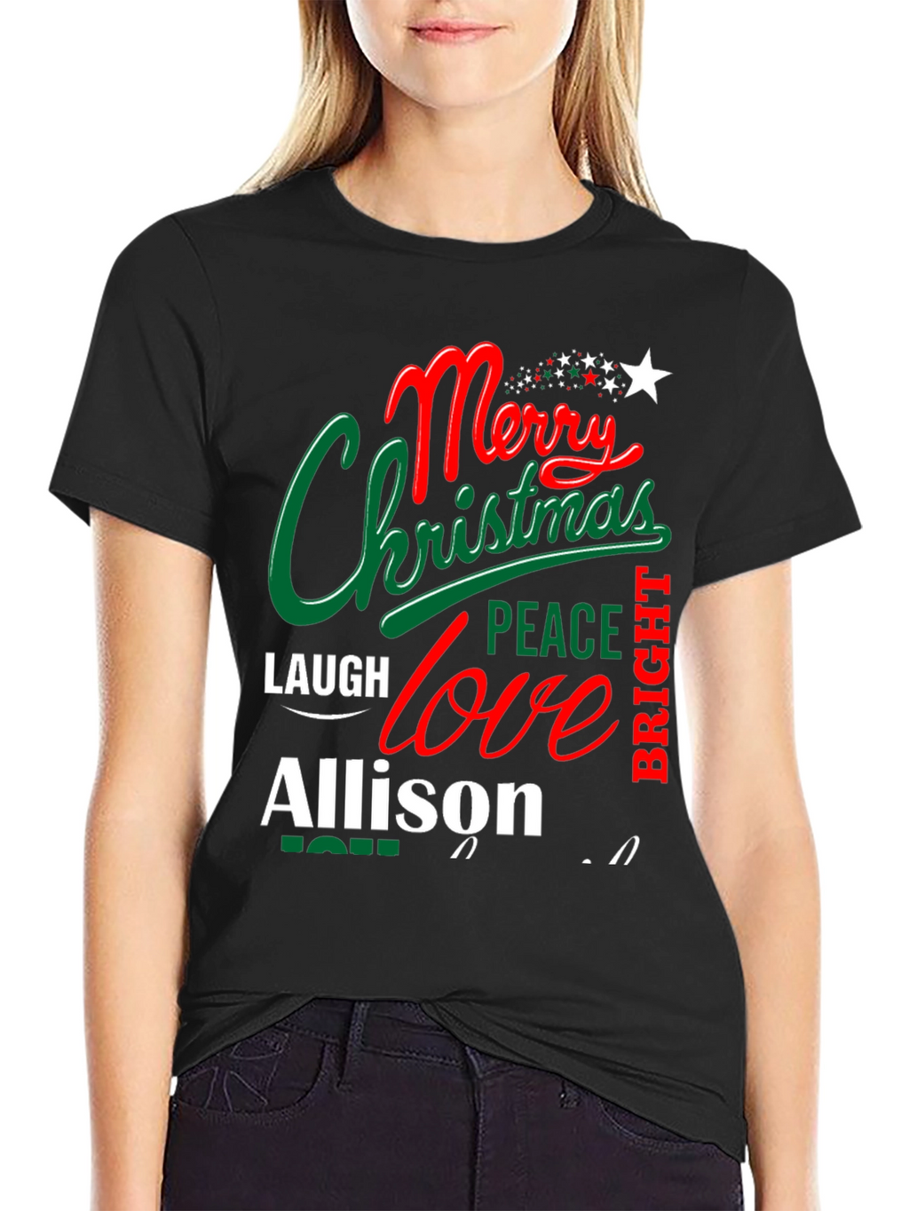 Personalized Merry Christmas T-Shirt