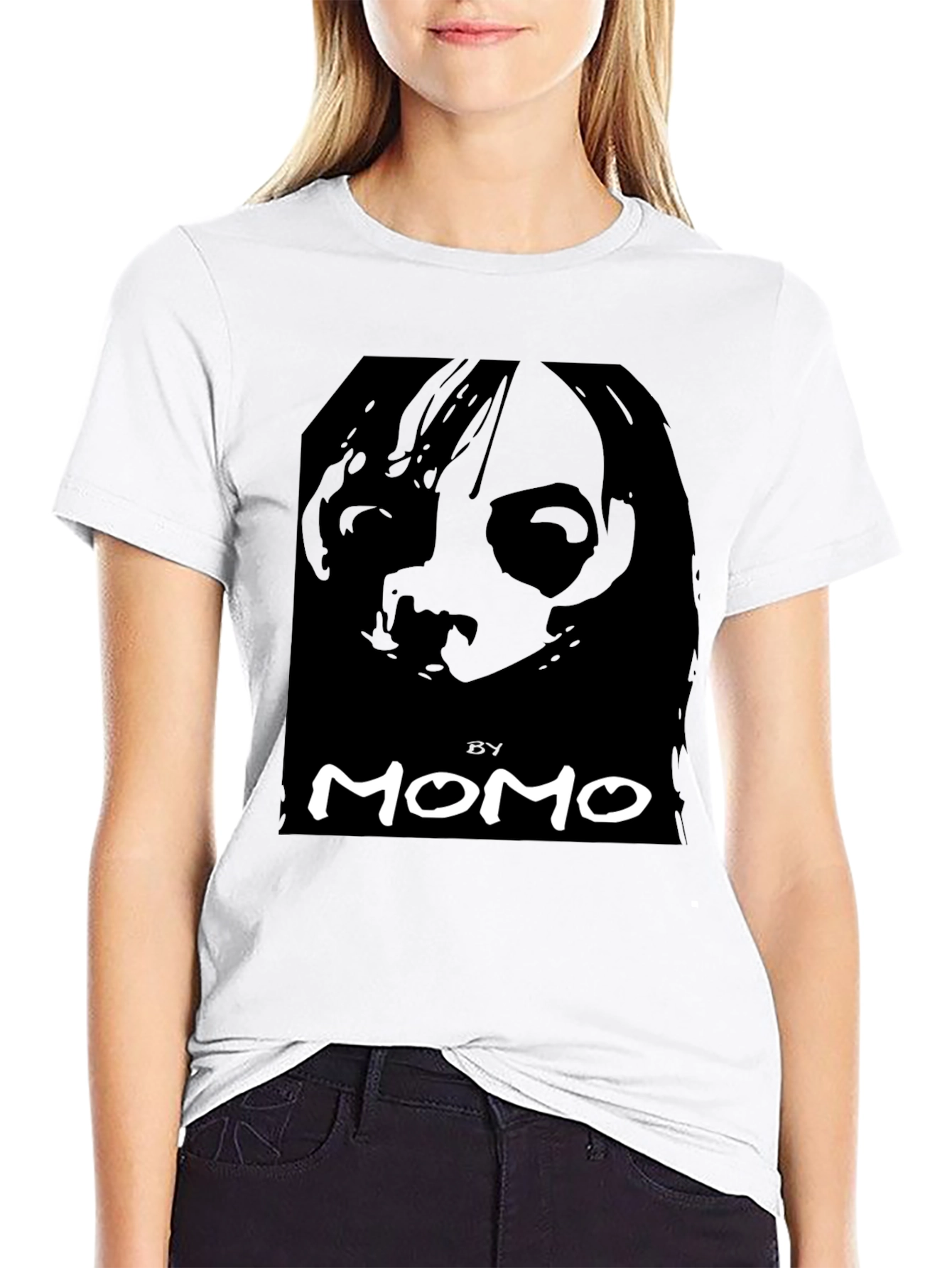Momo Graphic T-Shirt - Horror Inspired Design