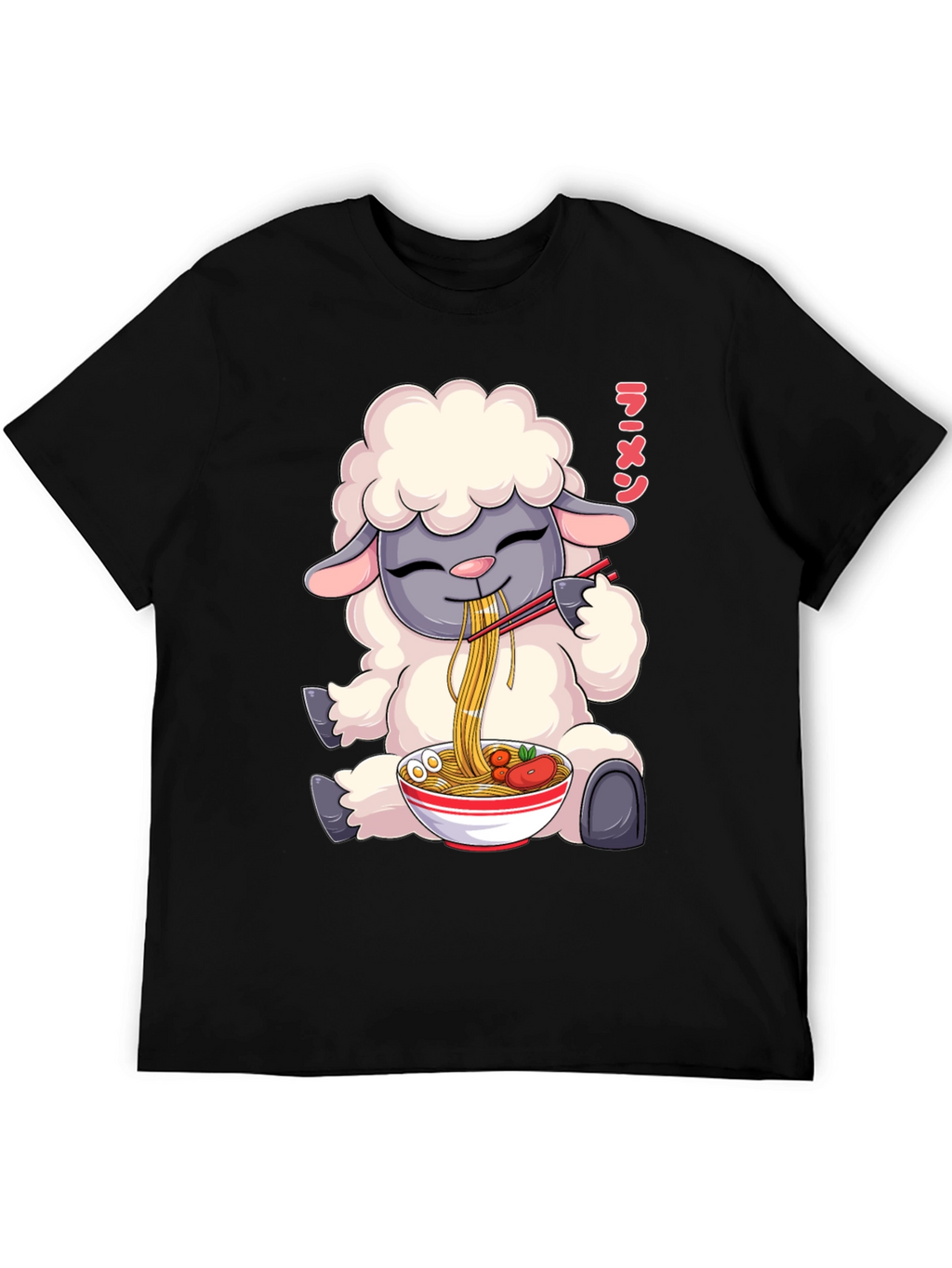 Ramen Loving Sheep T-Shirt