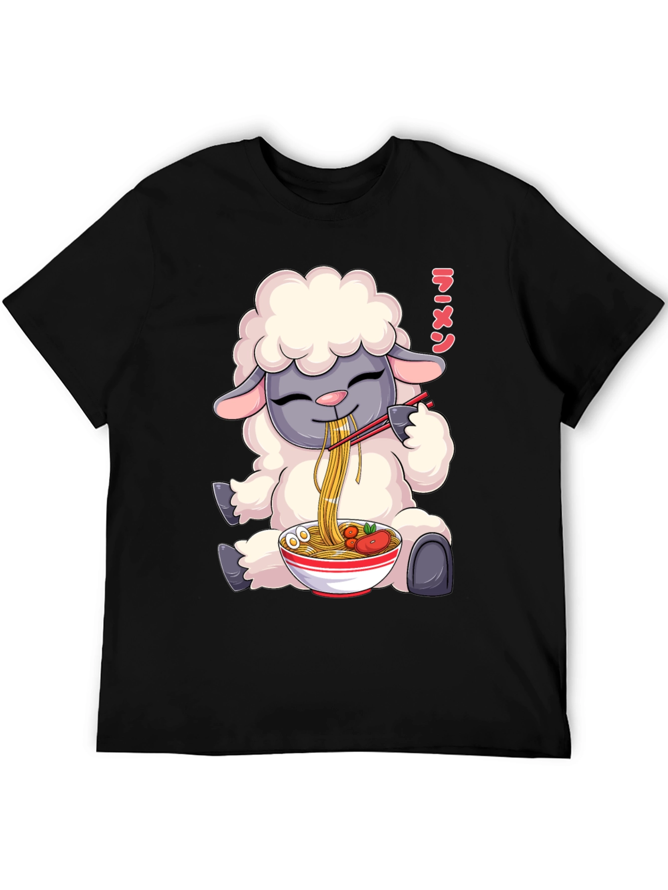 Ramen Loving Sheep T-Shirt