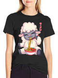 Ramen Loving Sheep T-Shirt