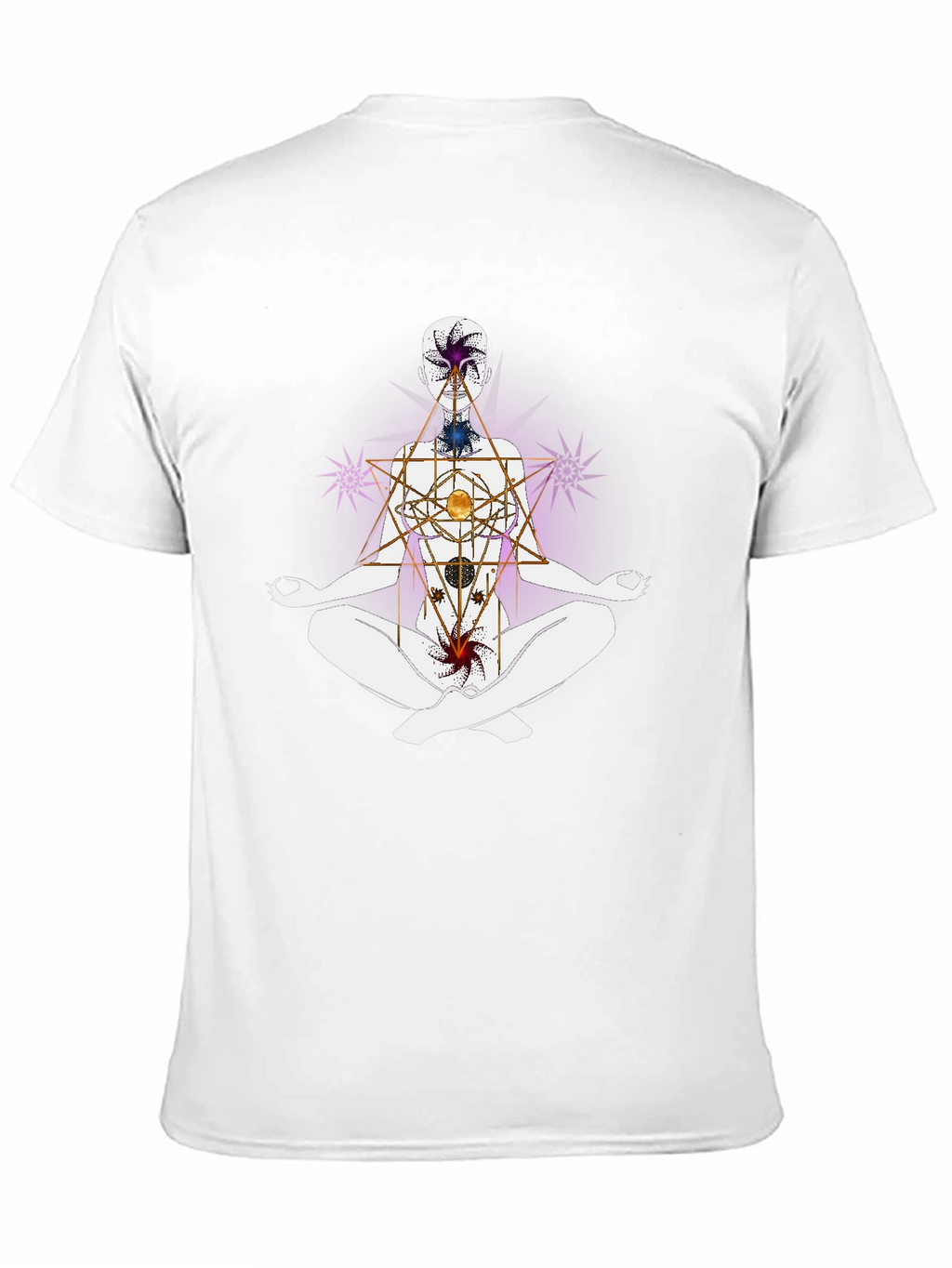 Chakra Alignment T-Shirt - Meditative Spiritual Design