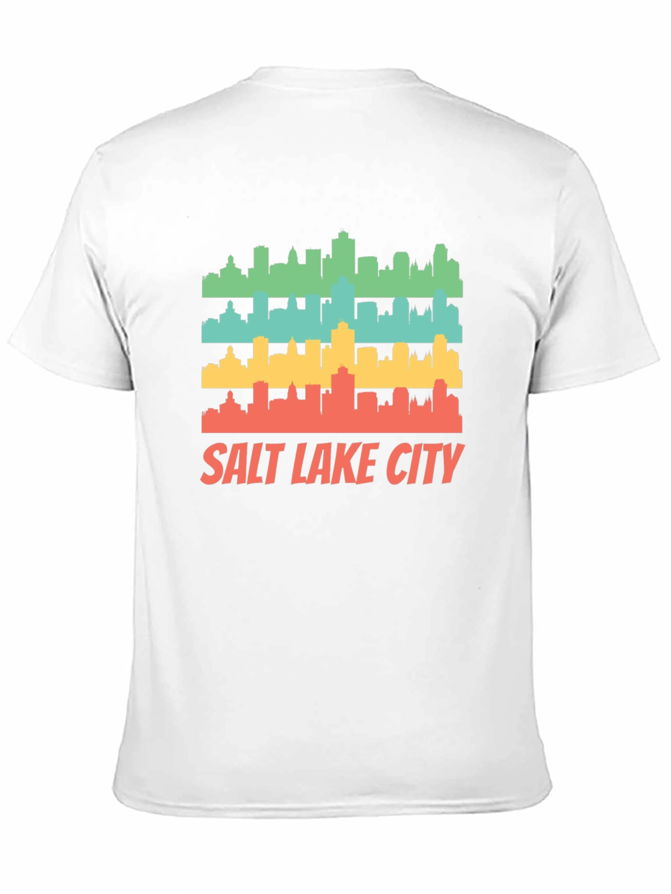 Retro Salt Lake City Skyline T-Shirt