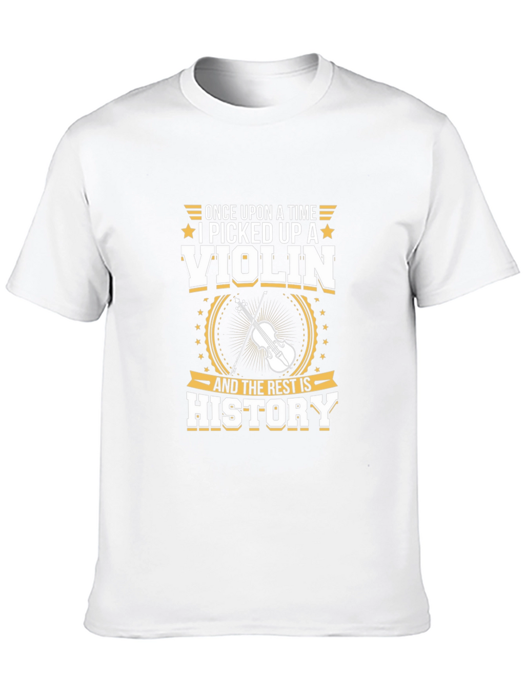 Violin History Black Graphic Tee