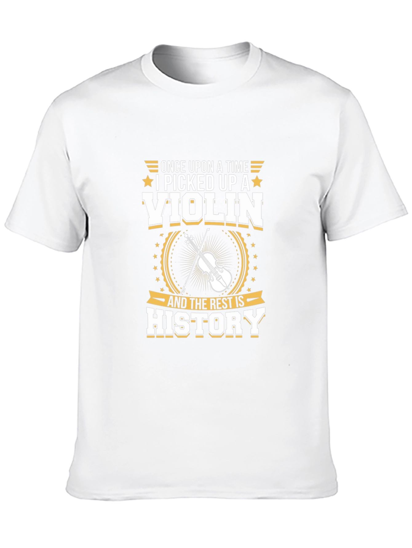 Violin History Black Graphic Tee