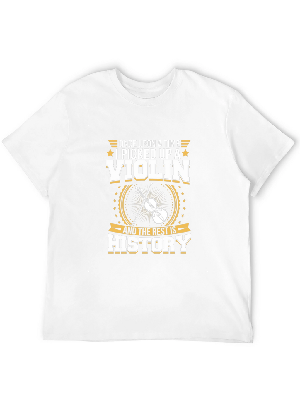 Violin History Black Graphic Tee