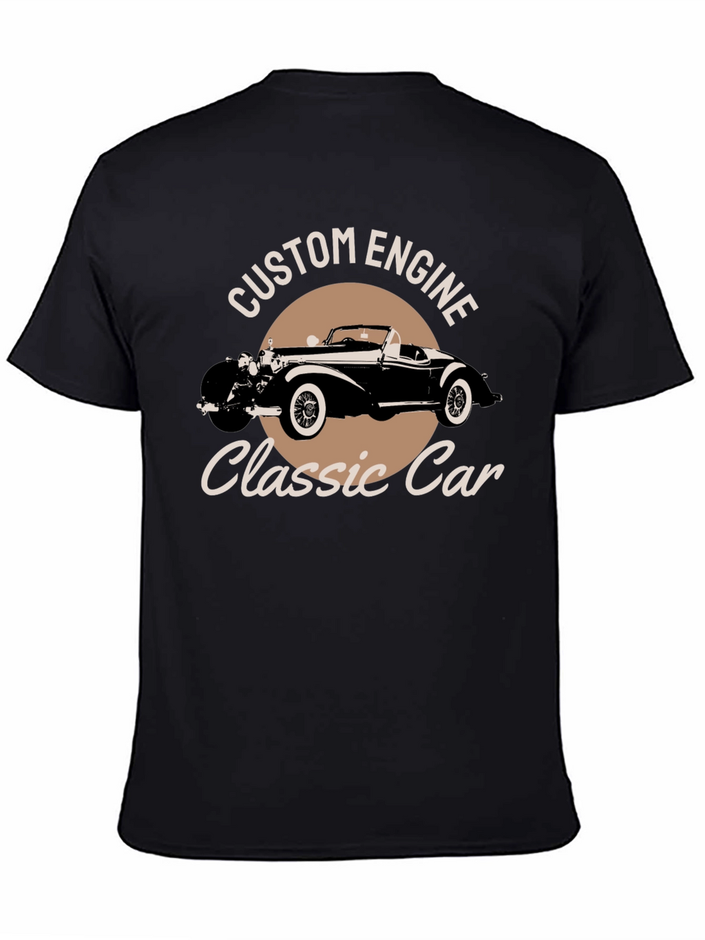 Custom Engine Classic Car Graphic Tee