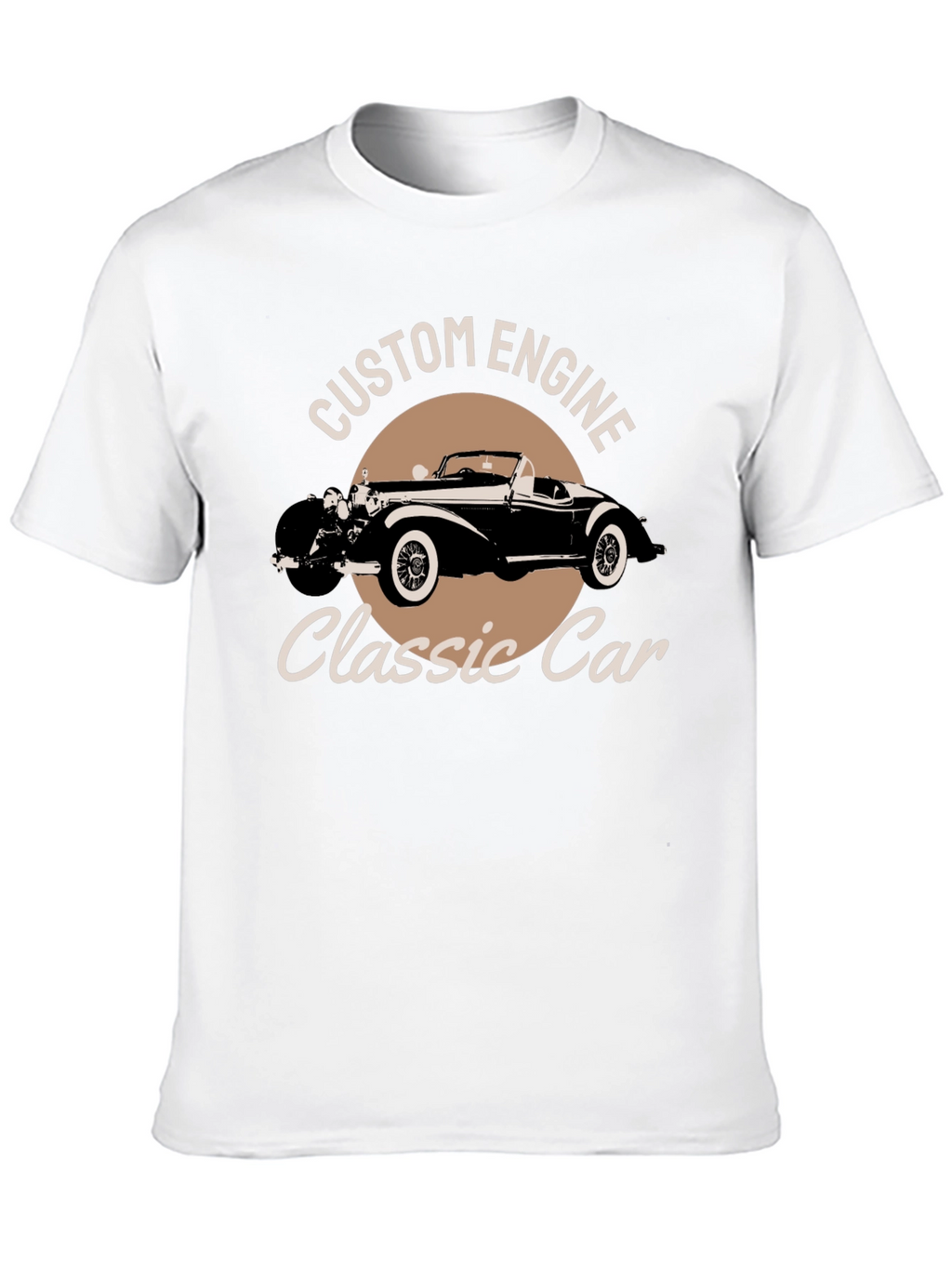 Custom Engine Classic Car Graphic Tee