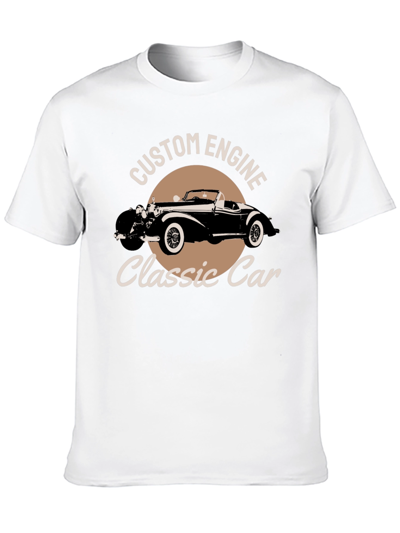 Custom Engine Classic Car Graphic Tee