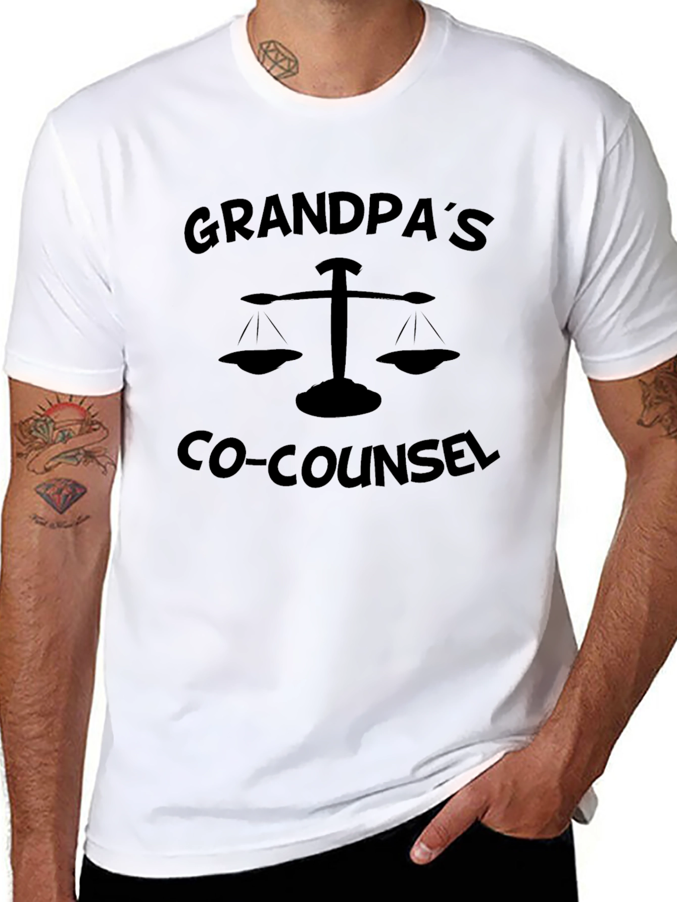 Grandpas Co-Counsel T-Shirt - Law & Justice