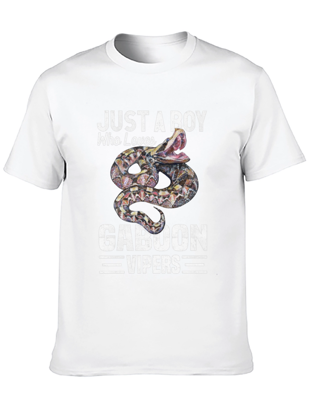 Just a Boy Who Loves Gaboon Vipers T-Shirt