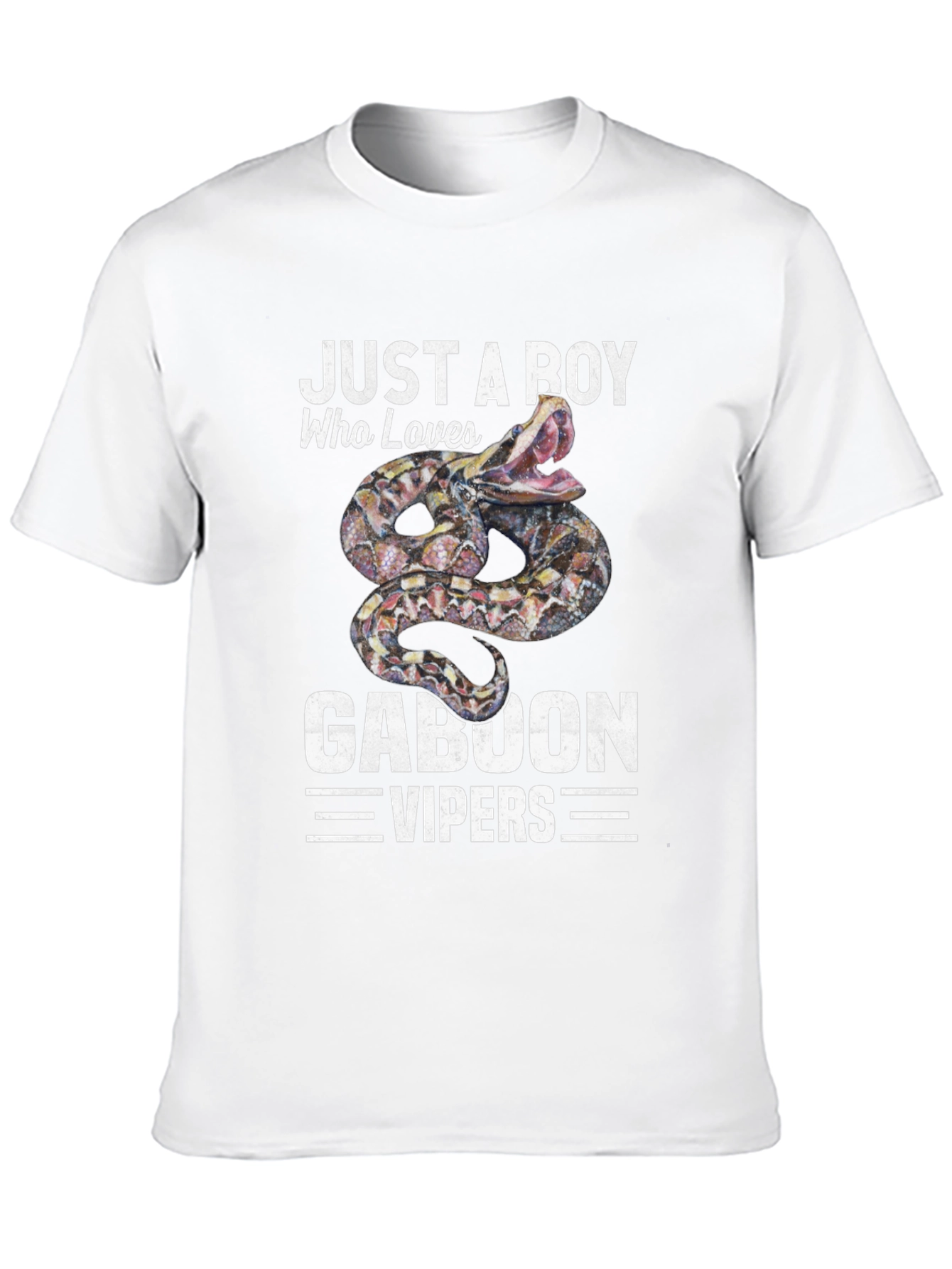 Just a Boy Who Loves Gaboon Vipers T-Shirt