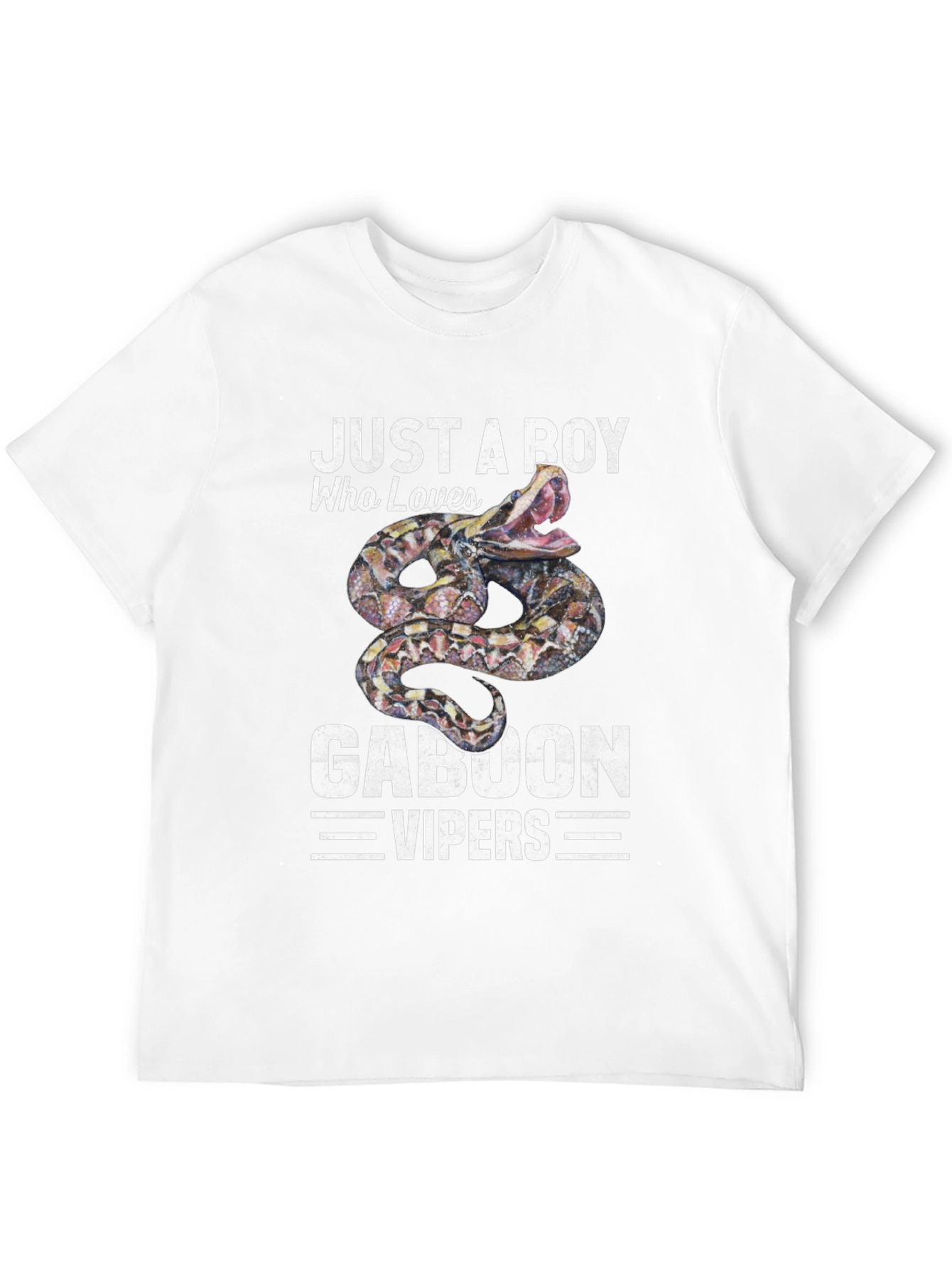 Just a Boy Who Loves Gaboon Vipers T-Shirt