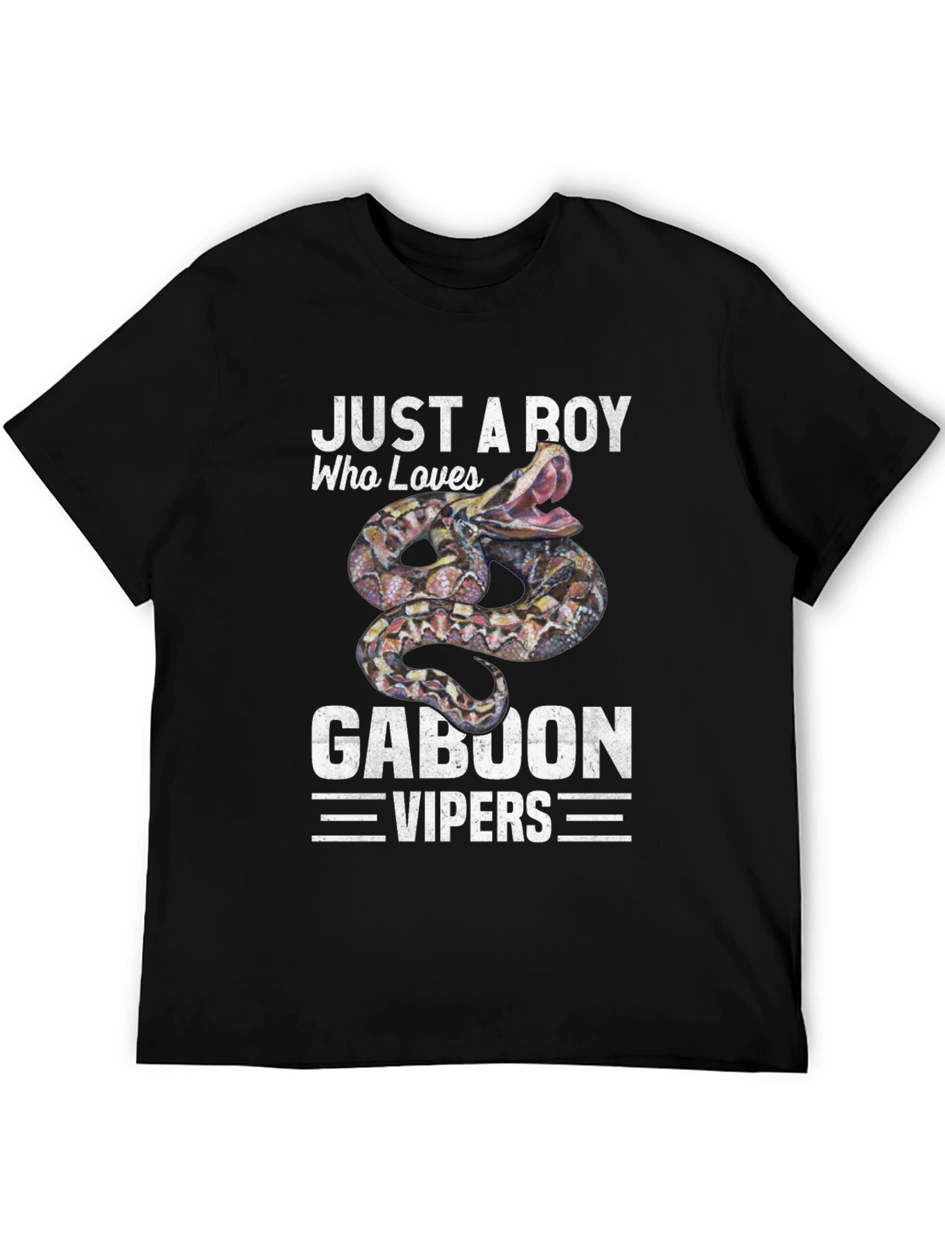 Just a Boy Who Loves Gaboon Vipers T-Shirt