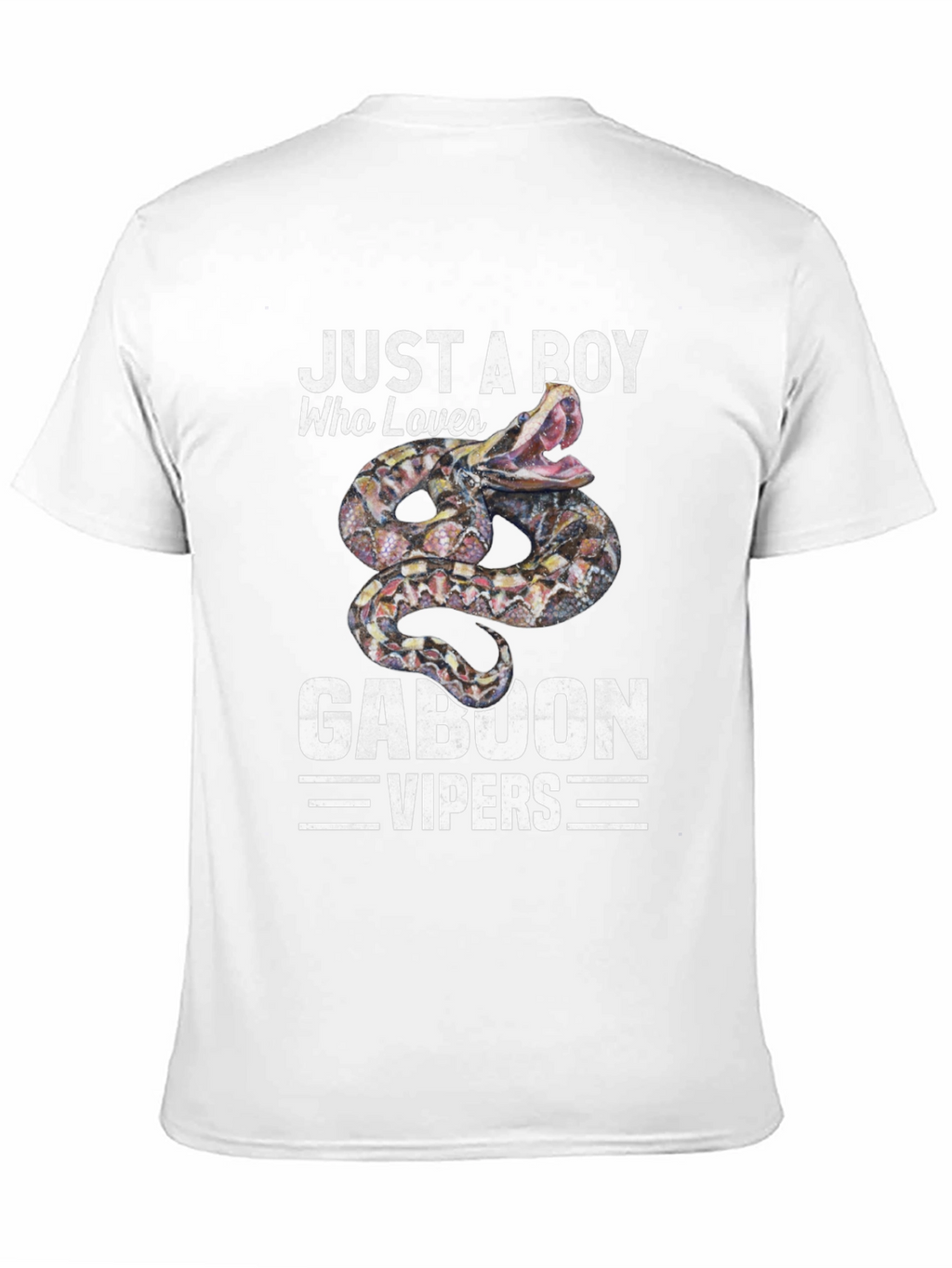 Just a Boy Who Loves Gaboon Vipers T-Shirt