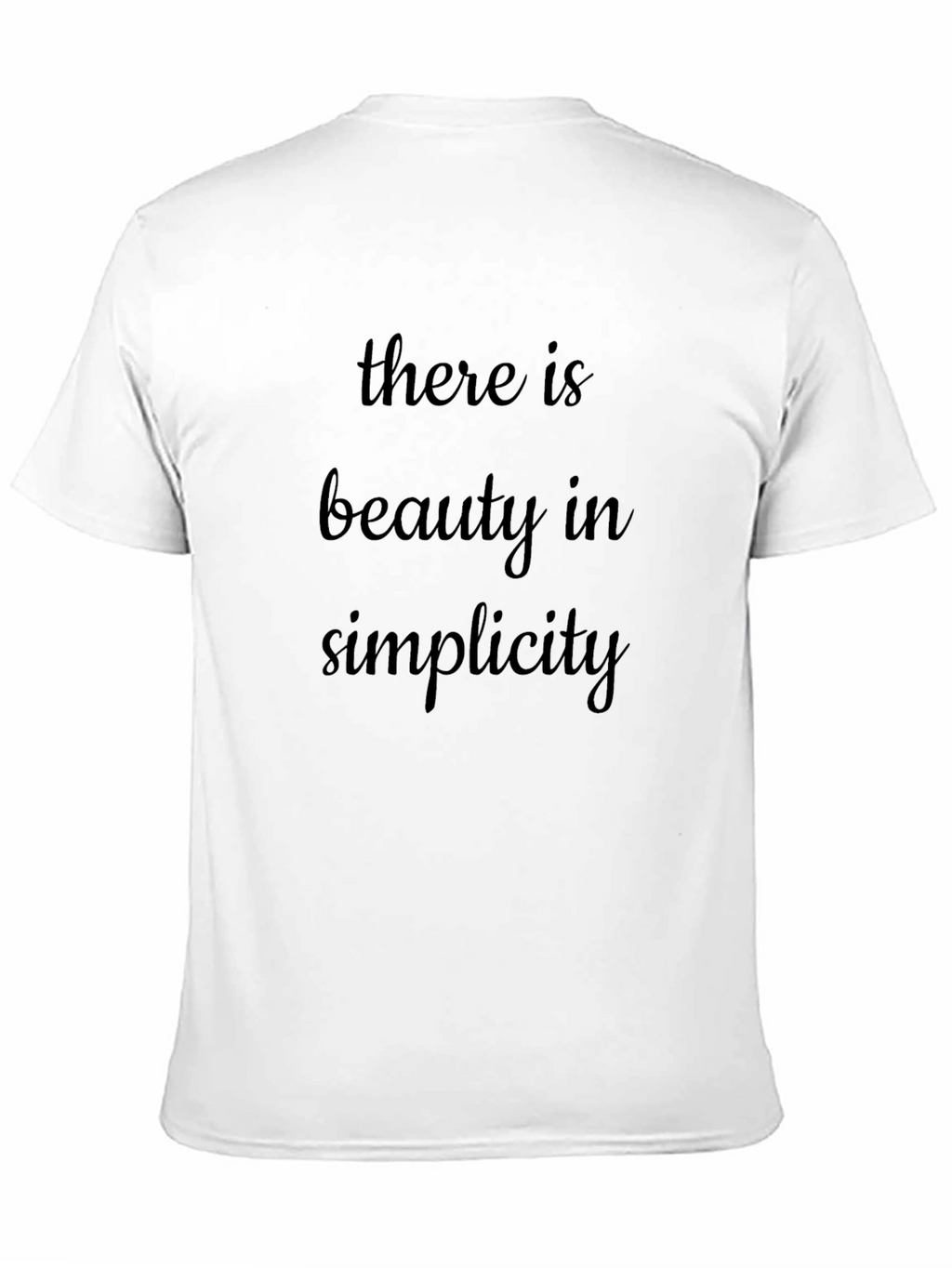 Beauty in Simplicity Black T-Shirt