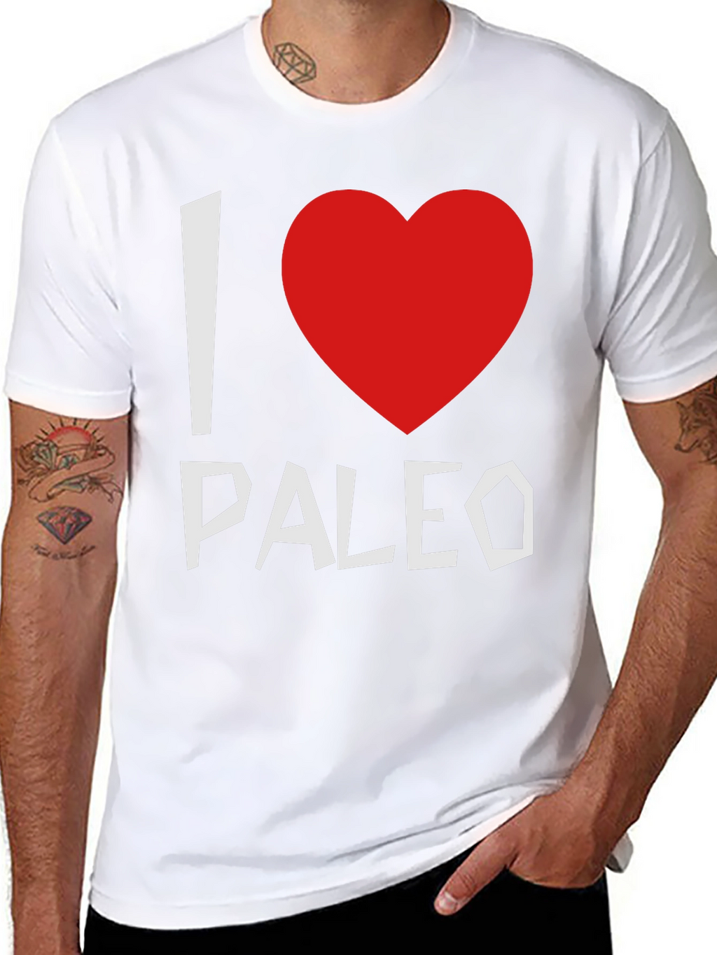 I Heart Paleo T-Shirt - Black