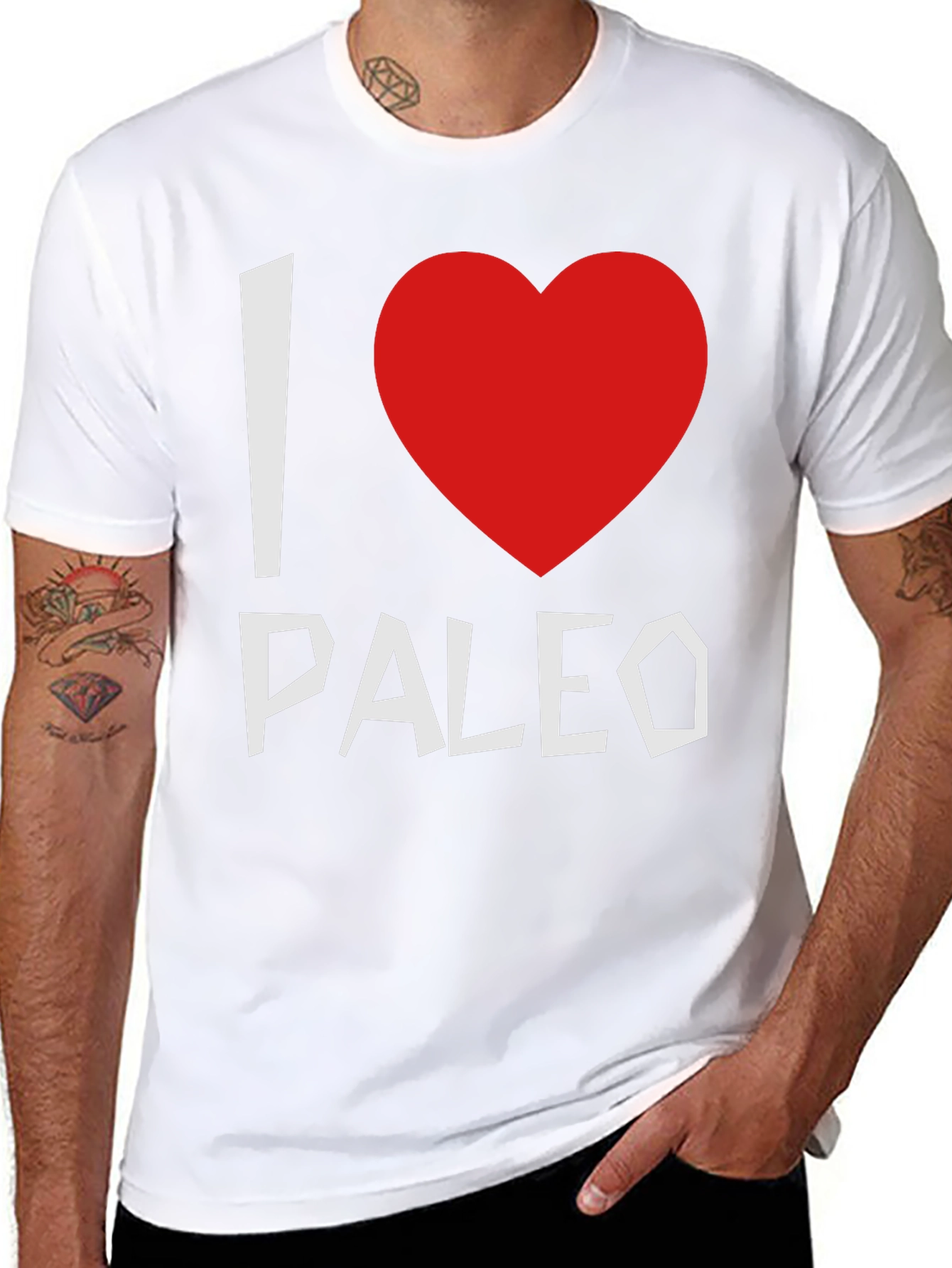 I Heart Paleo T-Shirt - Black