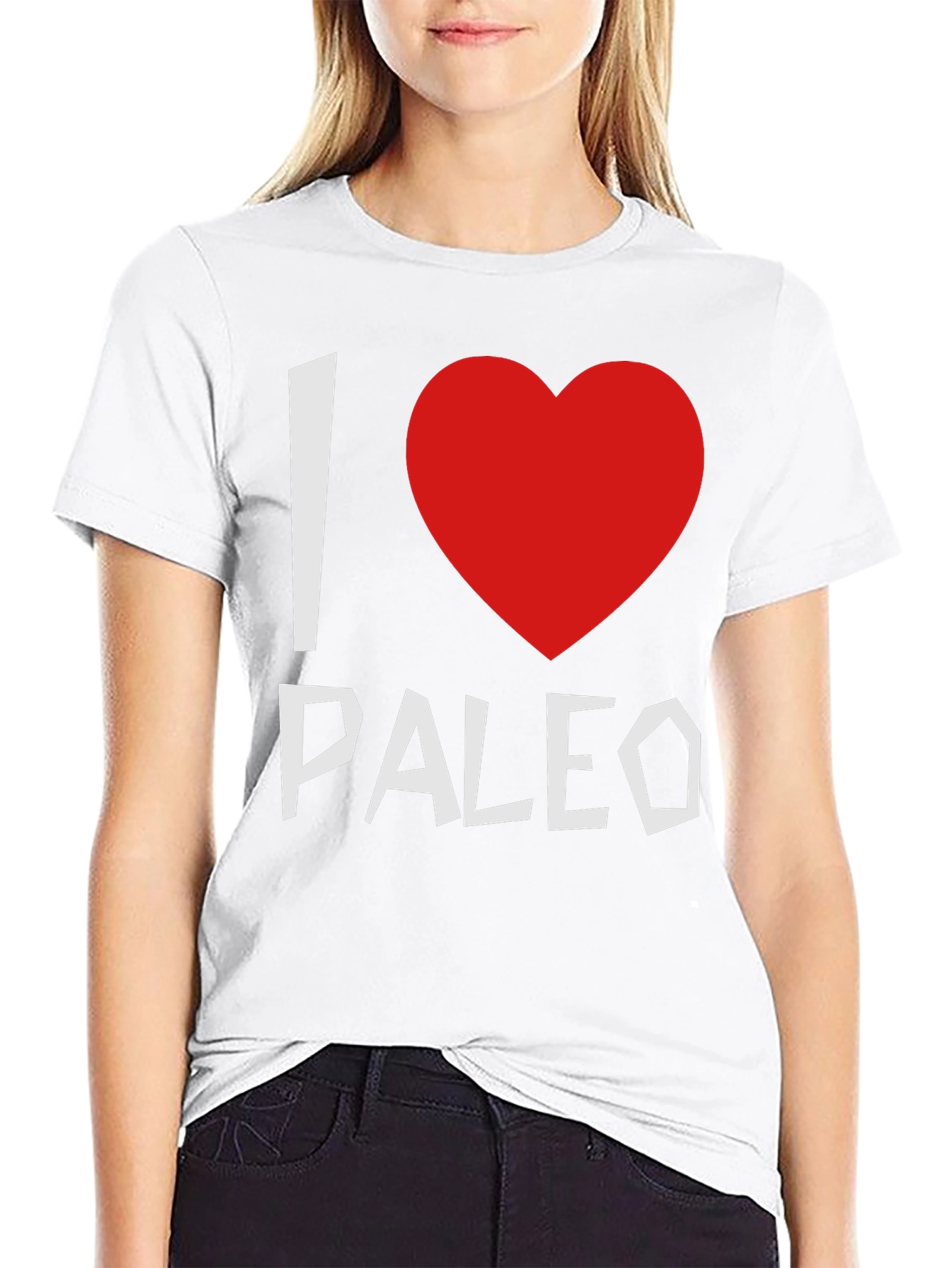 I Heart Paleo T-Shirt - Black