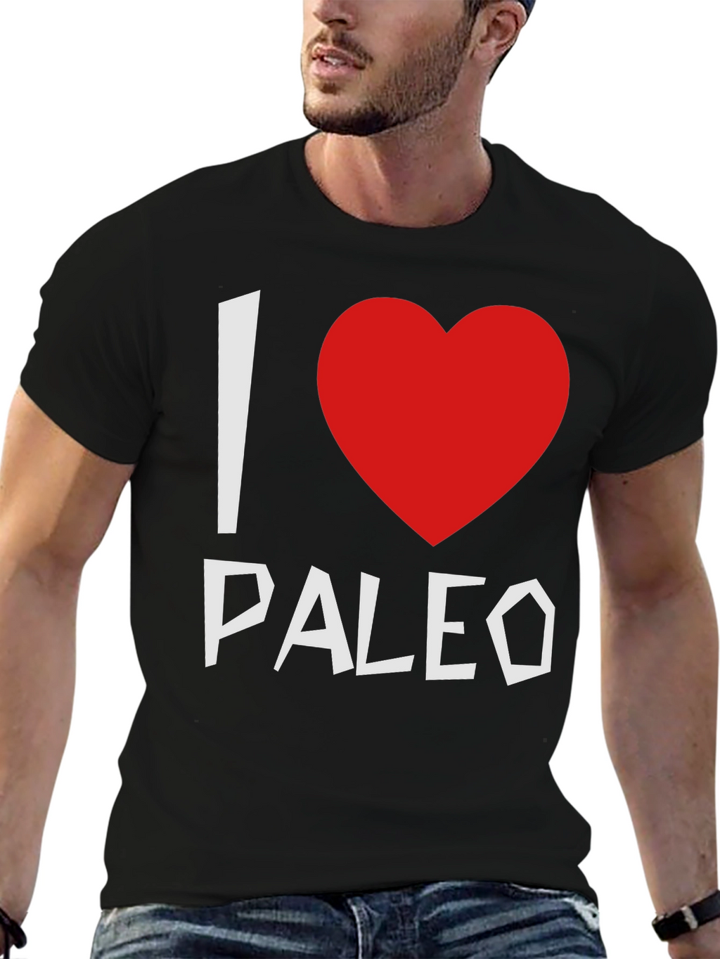 I Heart Paleo T-Shirt - Black