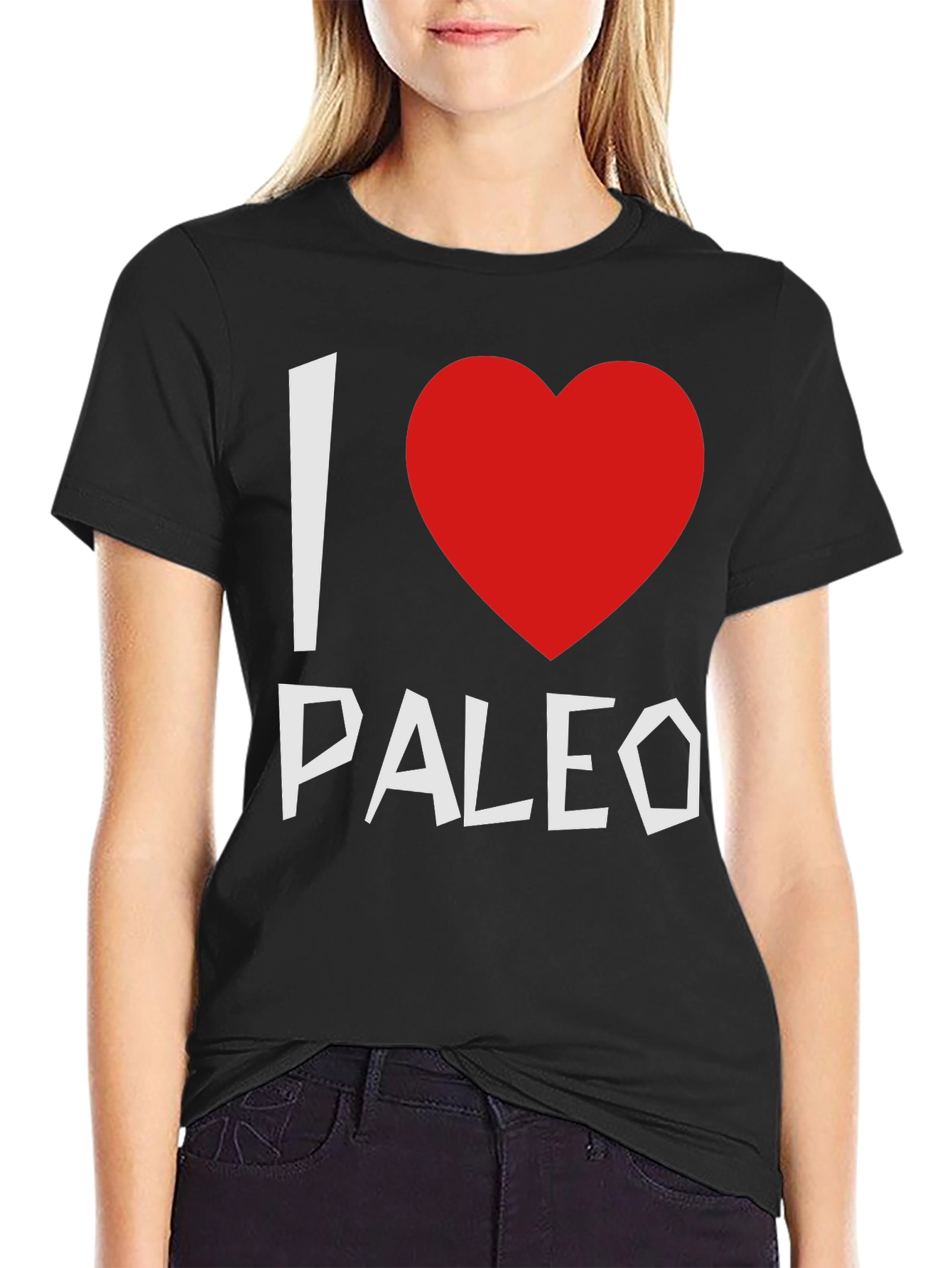 I Heart Paleo T-Shirt - Black